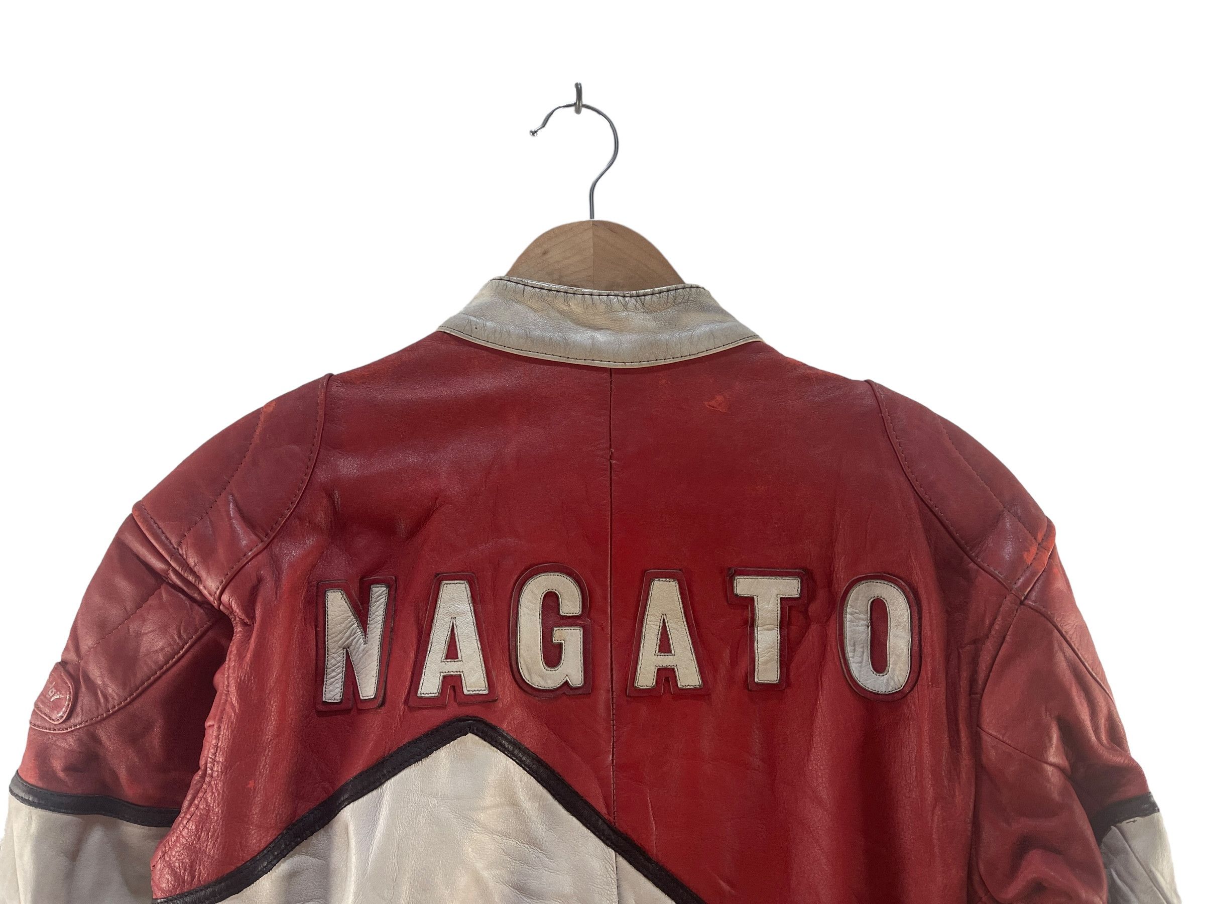 Genuine Leather Vintage Top Rider by Nagato Rider Racing Suit Jacket Size US 30 / EU 46 - 8 Thumbnail