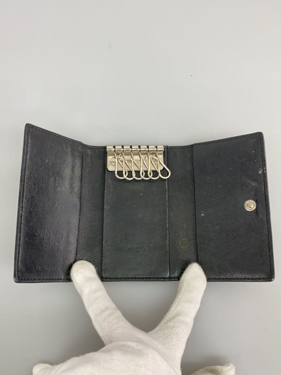 Balenciaga Balenciaga Leather Key Case Black Size ONE SIZE - 4 Thumbnail