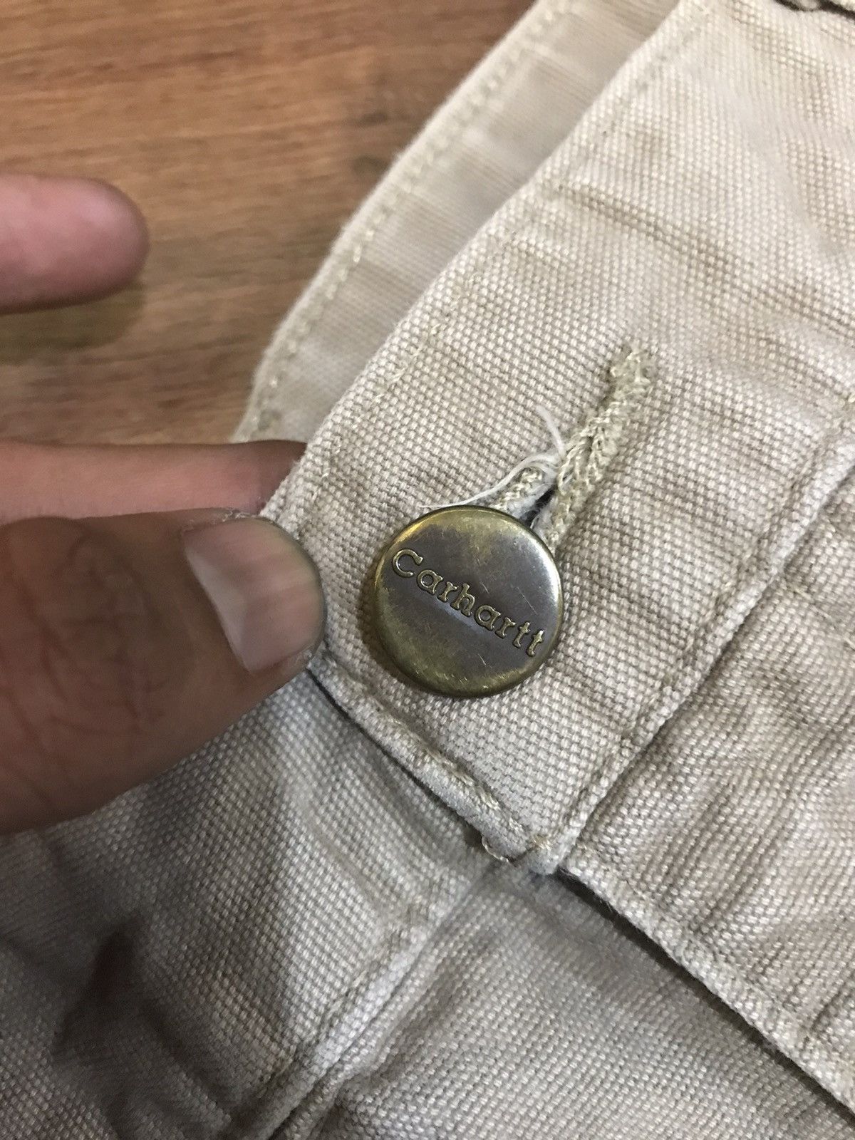 Carhartt × Vintage Carhartt Carpenter Pants Distressed Faded Brown 38x32 Size US 38 / EU 54 - 8 Thumbnail