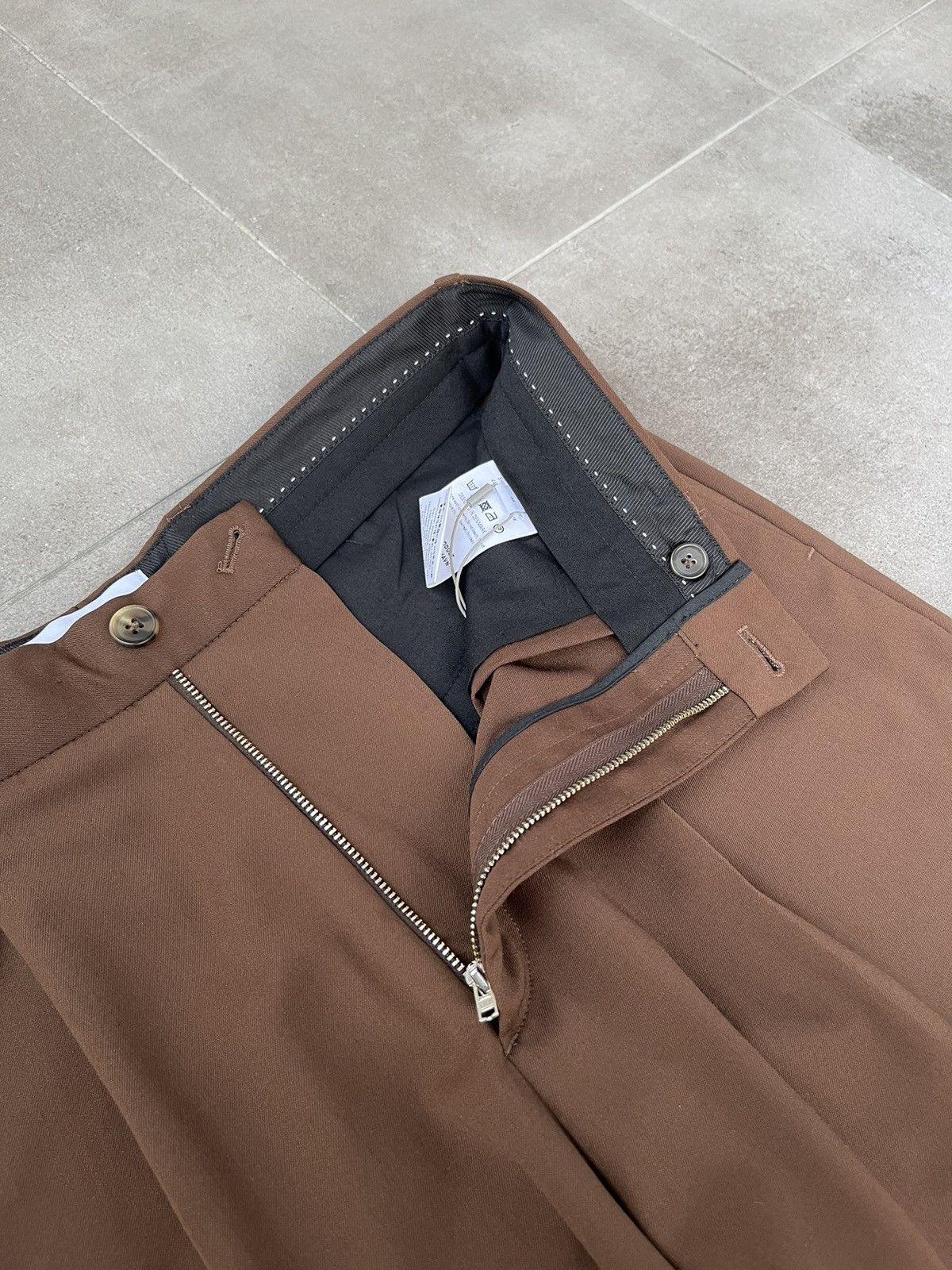 Han Kjobenhavn !DS! AW22 Han Kjobenhavn Boxy Suit Brown Casual Pants Size US 32 / EU 48 - 19 Thumbnail