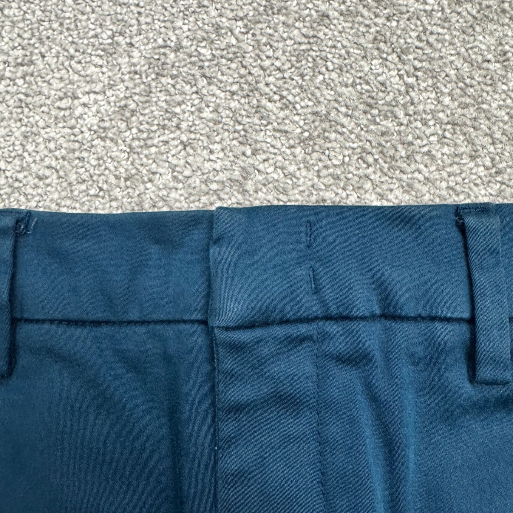 Vintage Level 99 Chino Pants Womens 30 Nocturnal Blue Straight Leg Stretch Casual Workwear Size 30" / US 8 / IT 44 - 3 Thumbnail
