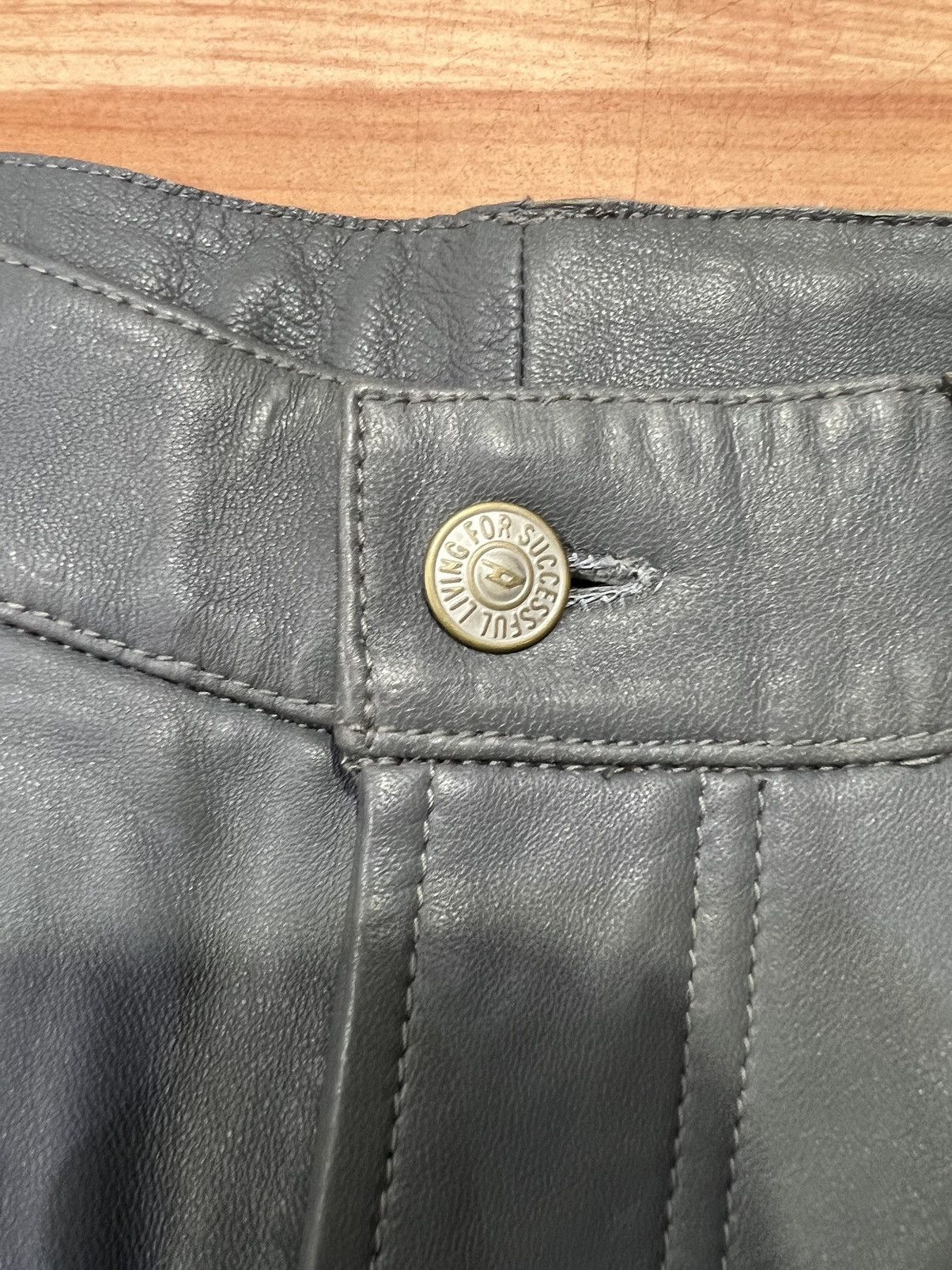 Diesel Diesel leather trouser size 34 Size US 34 / EU 50 - 3 Thumbnail