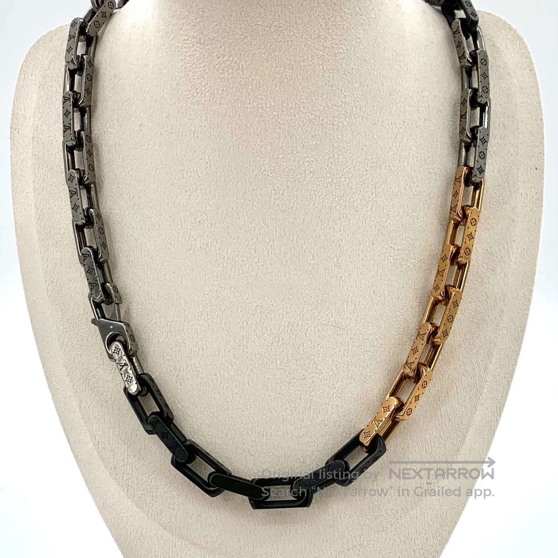 Louis Vuitton Louis Vuitton Color-Blocked Chain Logo Monogrammed Cut-Out Size ONE SIZE - 2 Thumbnail