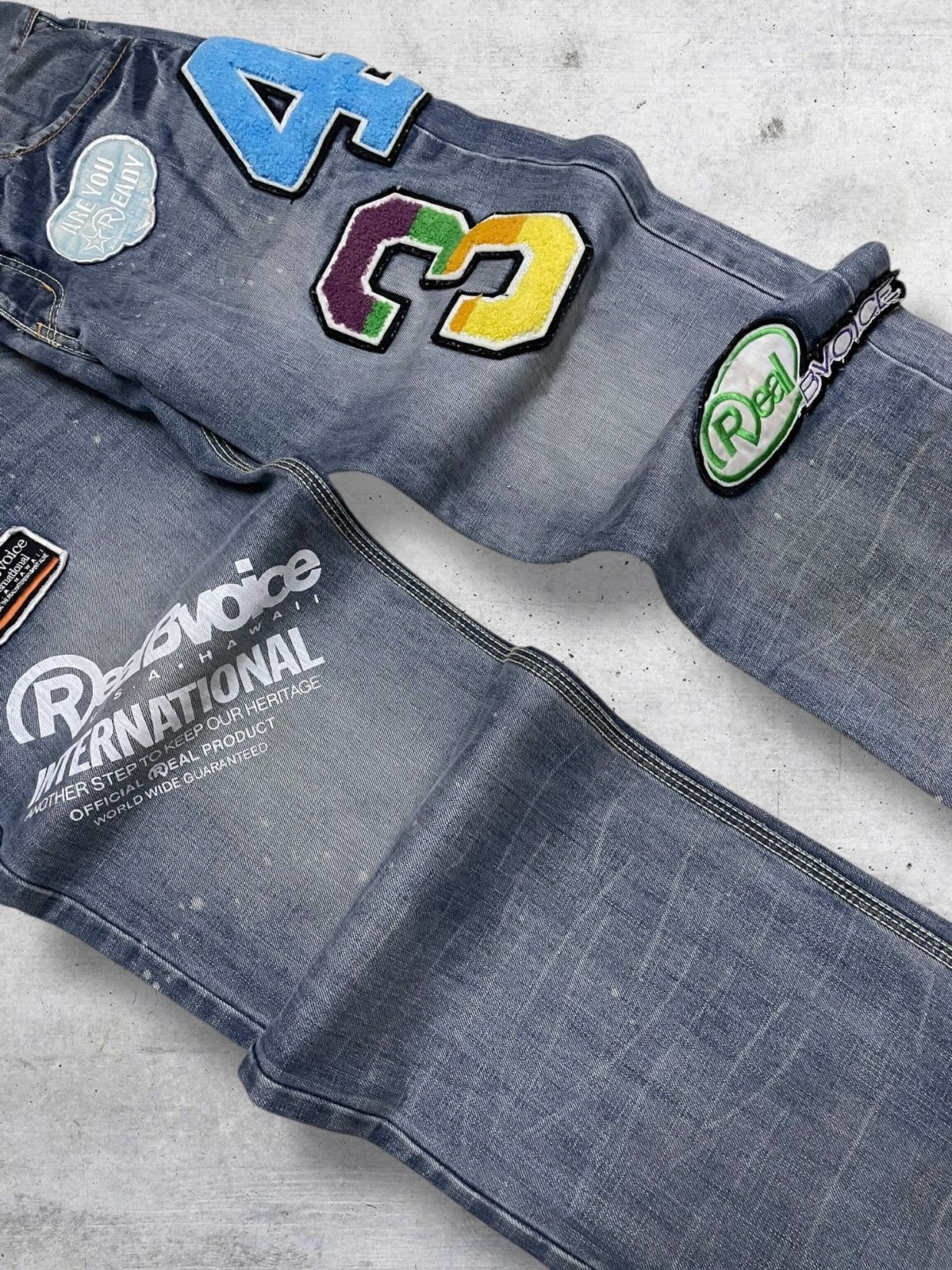Japanese Brand VINTAGE REAL BVOICE JAPAN DESIGNER 90S OG STREETWEAR PATCH Size US 32 / EU 48 - 6 Thumbnail