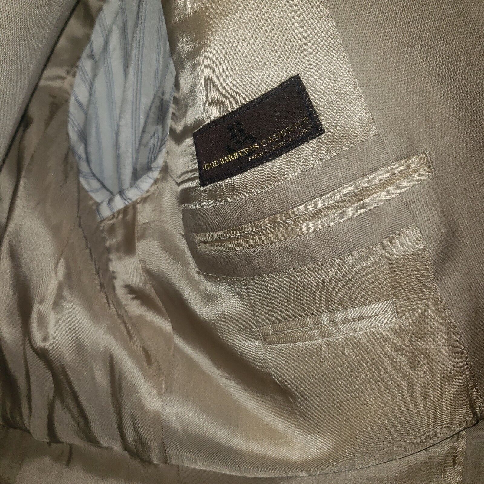 J.Hilburn J.HILBURN VITALE BARBERIS 2 Piece Suit 46 L Pants 38 Size 46L - 4 Thumbnail