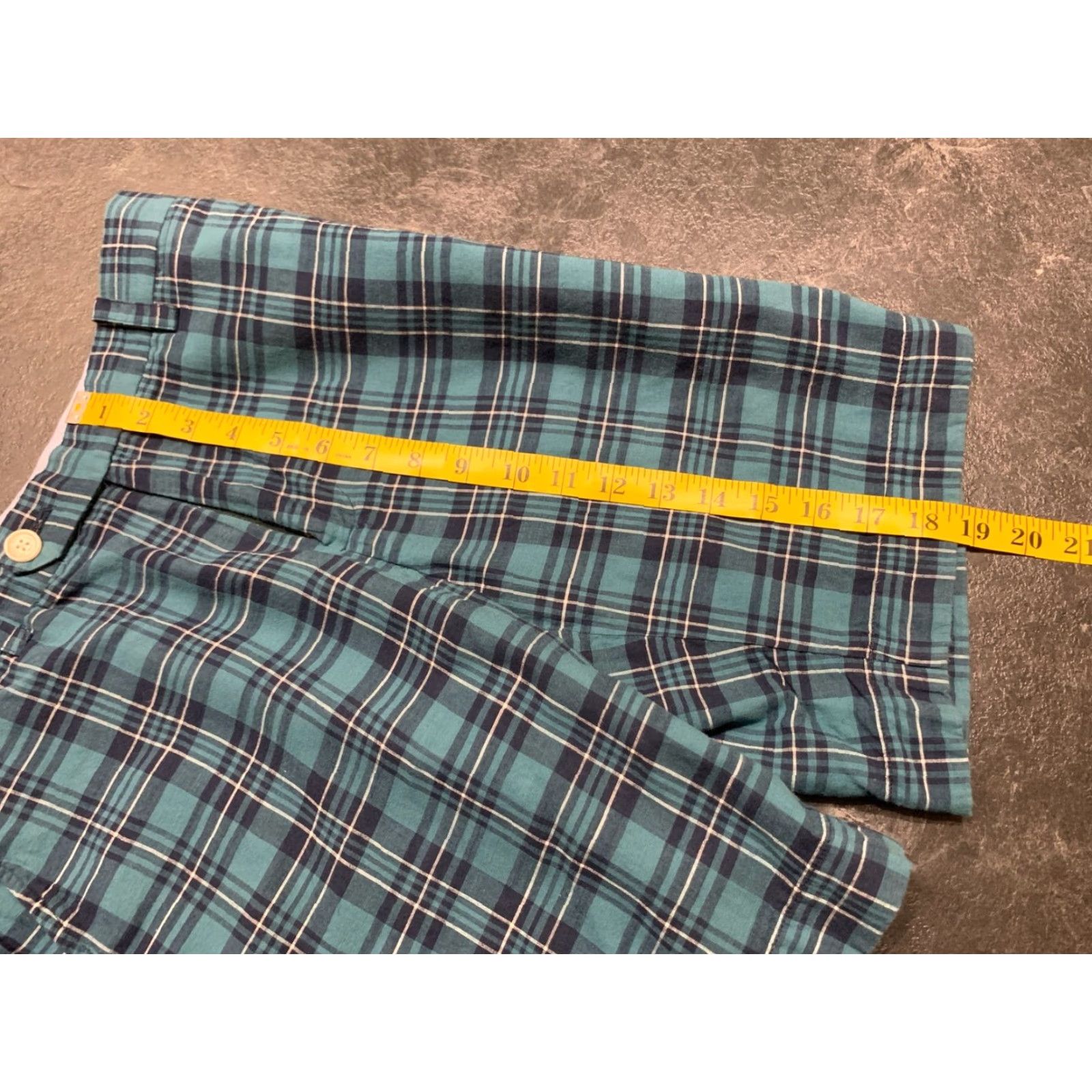 Brooks Brothers Brooks Brothers Men's Bermuda Shorts 32 Blue Plaid Cotton 9" Inseam Regular Fit Size US 32 / EU 48 - 5 Thumbnail