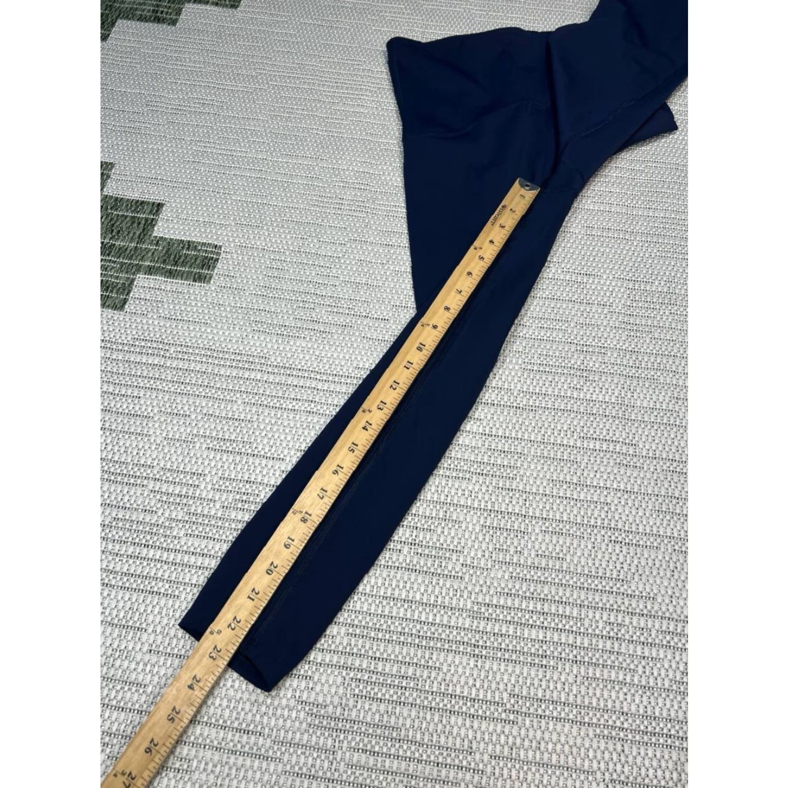 Spanx Spanx Legging Womens M Blue Nylon Stretch Mid Rise Yoga Casual Athleisure Size 32" / US 10 / IT 46 - 5 Thumbnail