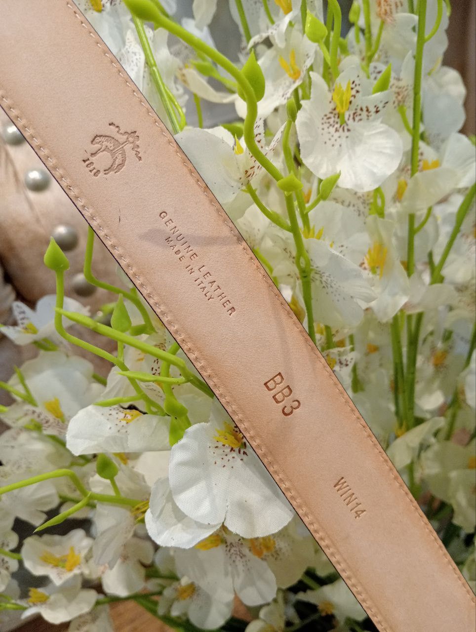 Brooks Brothers BROOKS BROTHERS LEATHER BELT - SOLID BRASS Size ONE SIZE - 4 Thumbnail