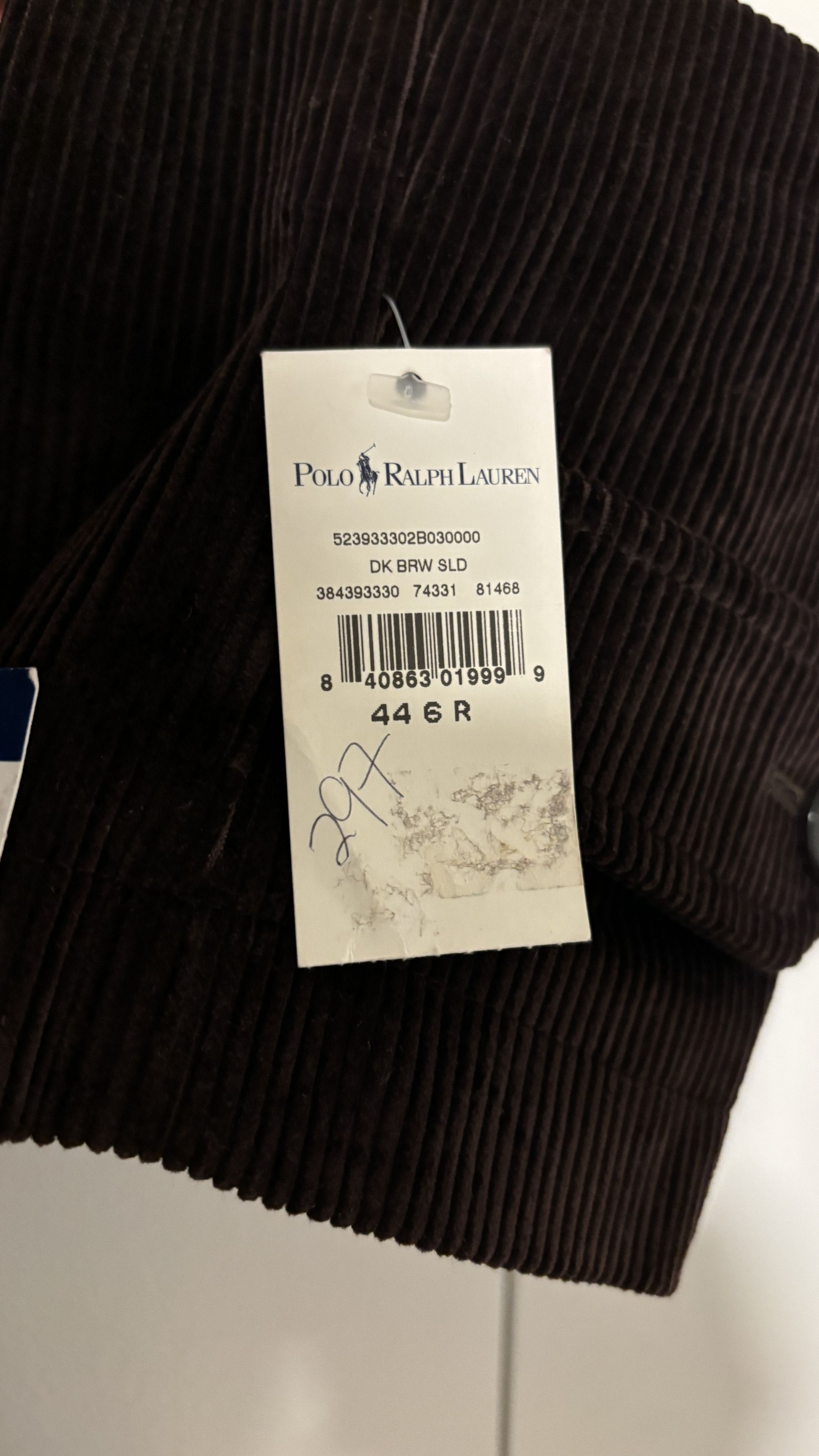 Polo Ralph Lauren BNWT Corneliani Brown Corduroy Overcoat/ Jacket XL-XXL Size US XXL / EU 58 / 5 - 21 Thumbnail