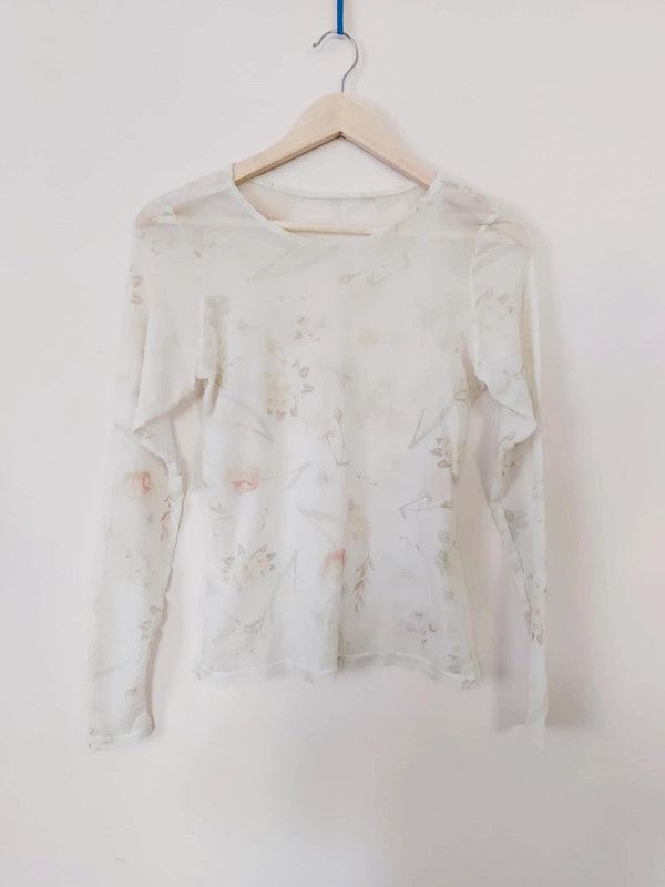 Vintage Vintage long sleeve Mesh top Size S / US 4 / IT 40 - 3 Thumbnail