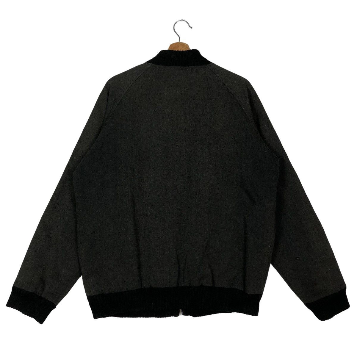 Japanese Brand 🔥BACK Big Logo Spell Out Bomber Jacket Streetwear Biker Size US M / EU 48-50 / 2 - 7 Thumbnail