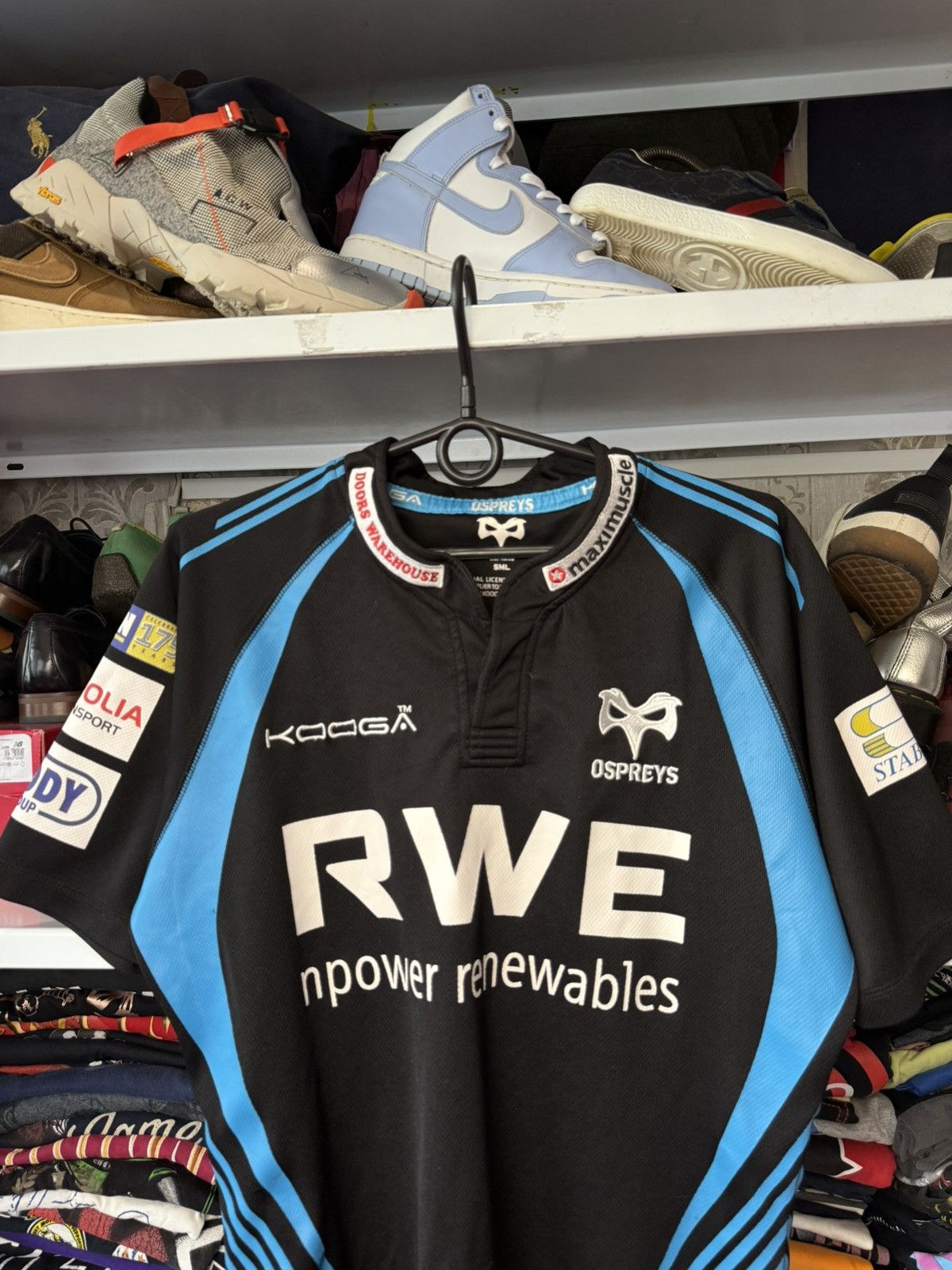 Vintage Ospreys Rugby Union Kooga Great Shape Ospreys Throwback Size US M / EU 48-50 / 2 - 24 Thumbnail