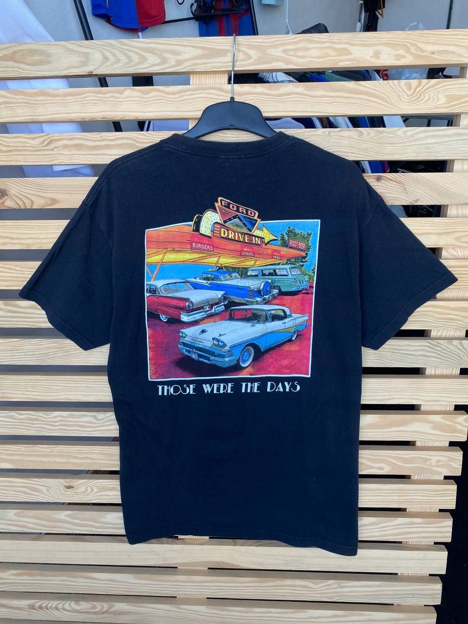 Vintage Vintage Ford Drive-In Racing Tee Shirt 90s Size US L / EU 52-54 / 3 - 2 Thumbnail
