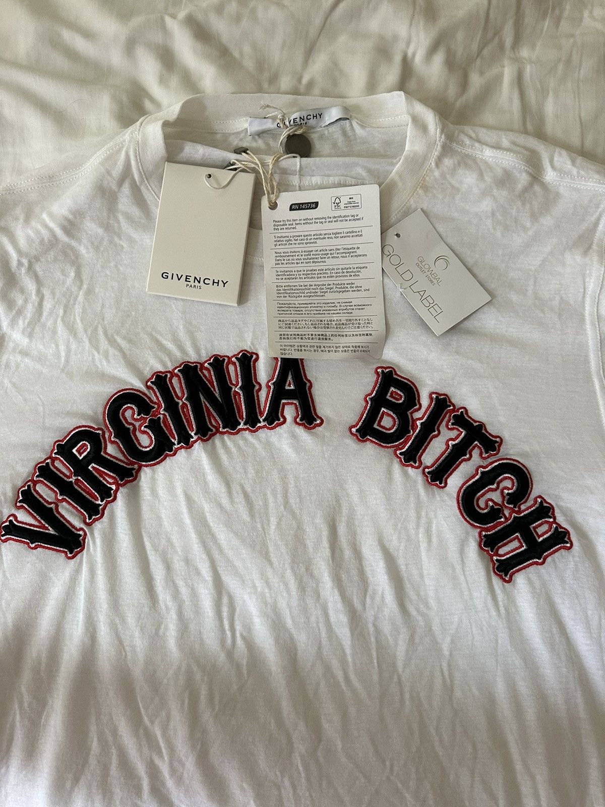 Givenchy Givenchy white “Virginia Bitch” shirt Size US L / EU 52-54 / 3 - 1 Thumbnail