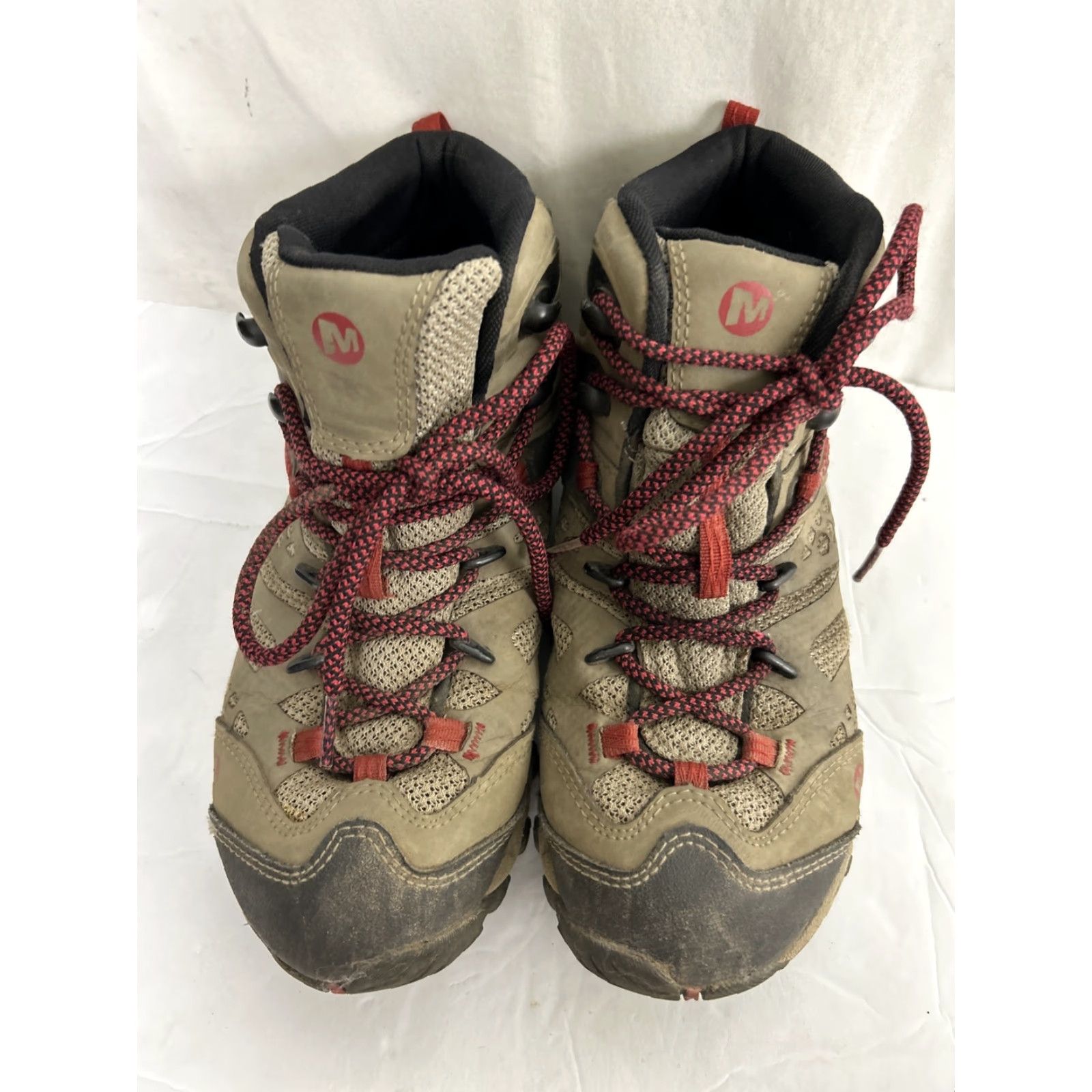 Merrell Merrell All Out Blaze Vent Mid Hiking Boots Women's 7 Brown Leather J32758 Boots Hiking Mens Womens Boys Girls Size S / US 4 / IT 40 - 7 Thumbnail