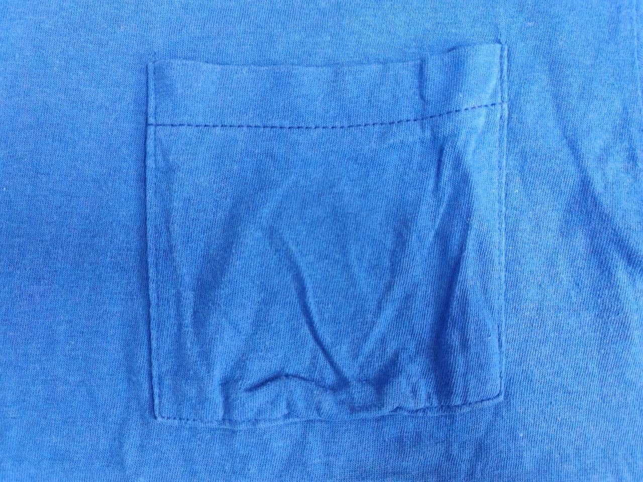 Other 90s mens pocket t shirt plain soft cotton fabric 19/26.5 Size US M / EU 48-50 / 2 - 2 Thumbnail