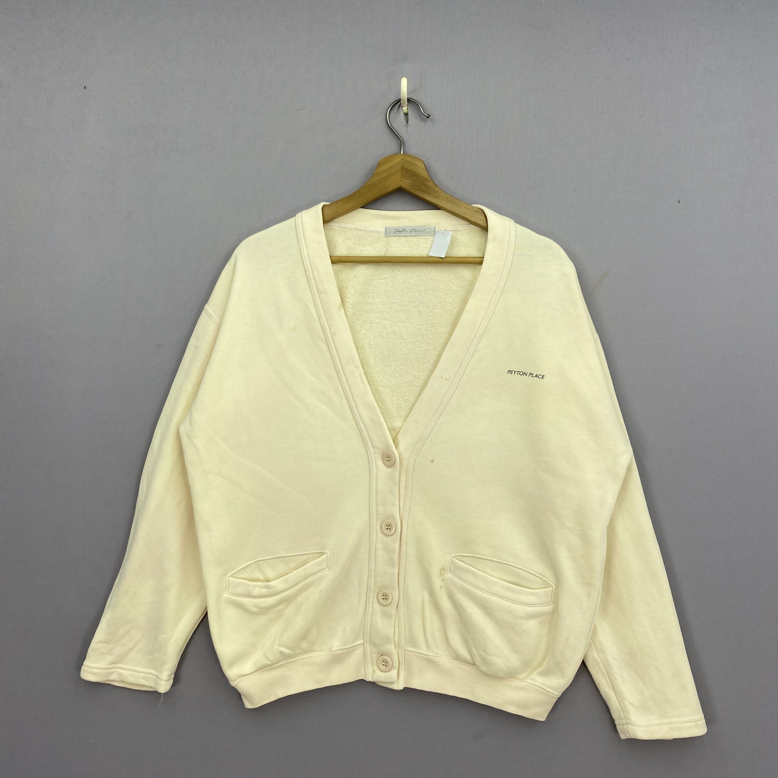 Japanese Brand Vintage Peyton Place Cardigan Sweater Sweatshirt GF20422 Size US L / EU 52-54 / 3 - 1 Thumbnail
