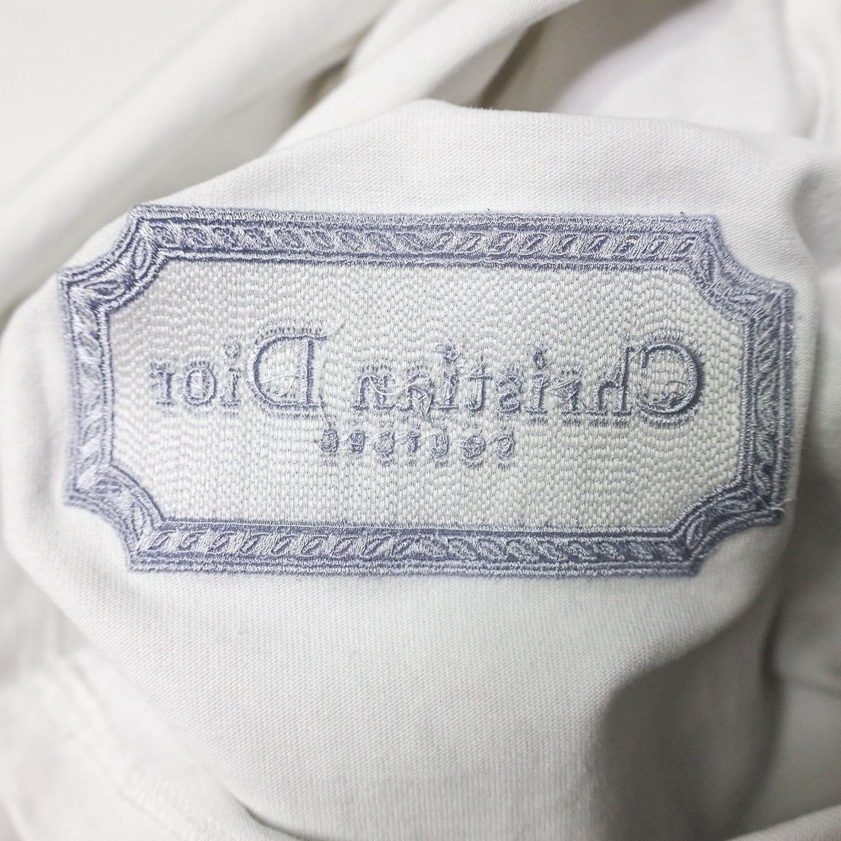 Dior Christian Dior Couture Embroidered Logo Relaxed-Fit T-Shirt Size US XXL / EU 58 / 5 - 7 Thumbnail