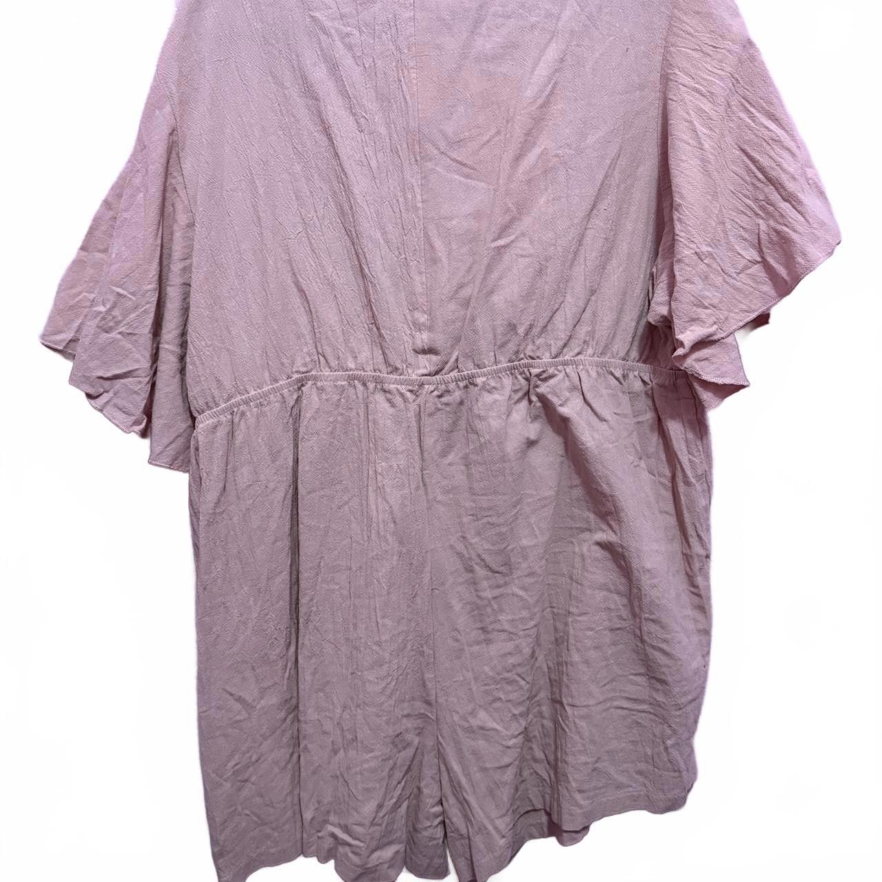 Designer Stylish Blush Tie-Front Romper Size 42" / US 20 - 3 Thumbnail