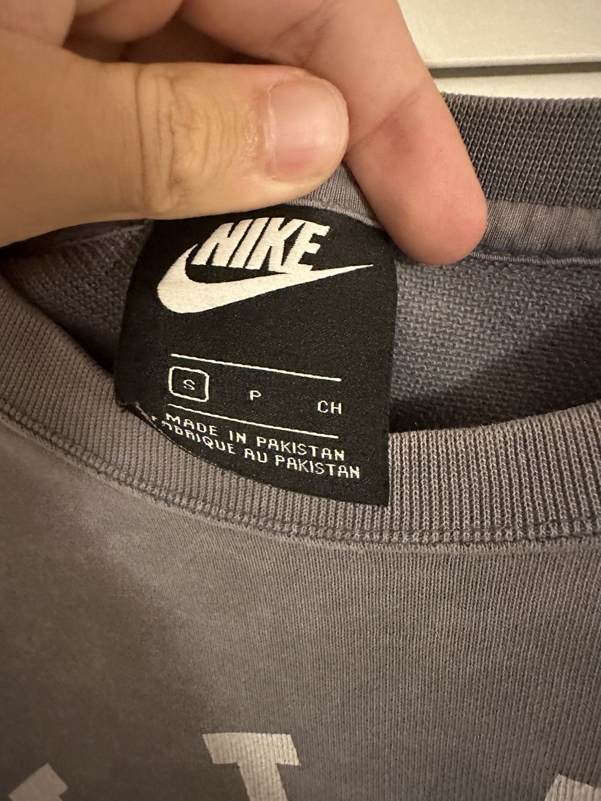 Nike × Vintage Nike grey sweatshirt Size US S / EU 44-46 / 1 - 2 Thumbnail