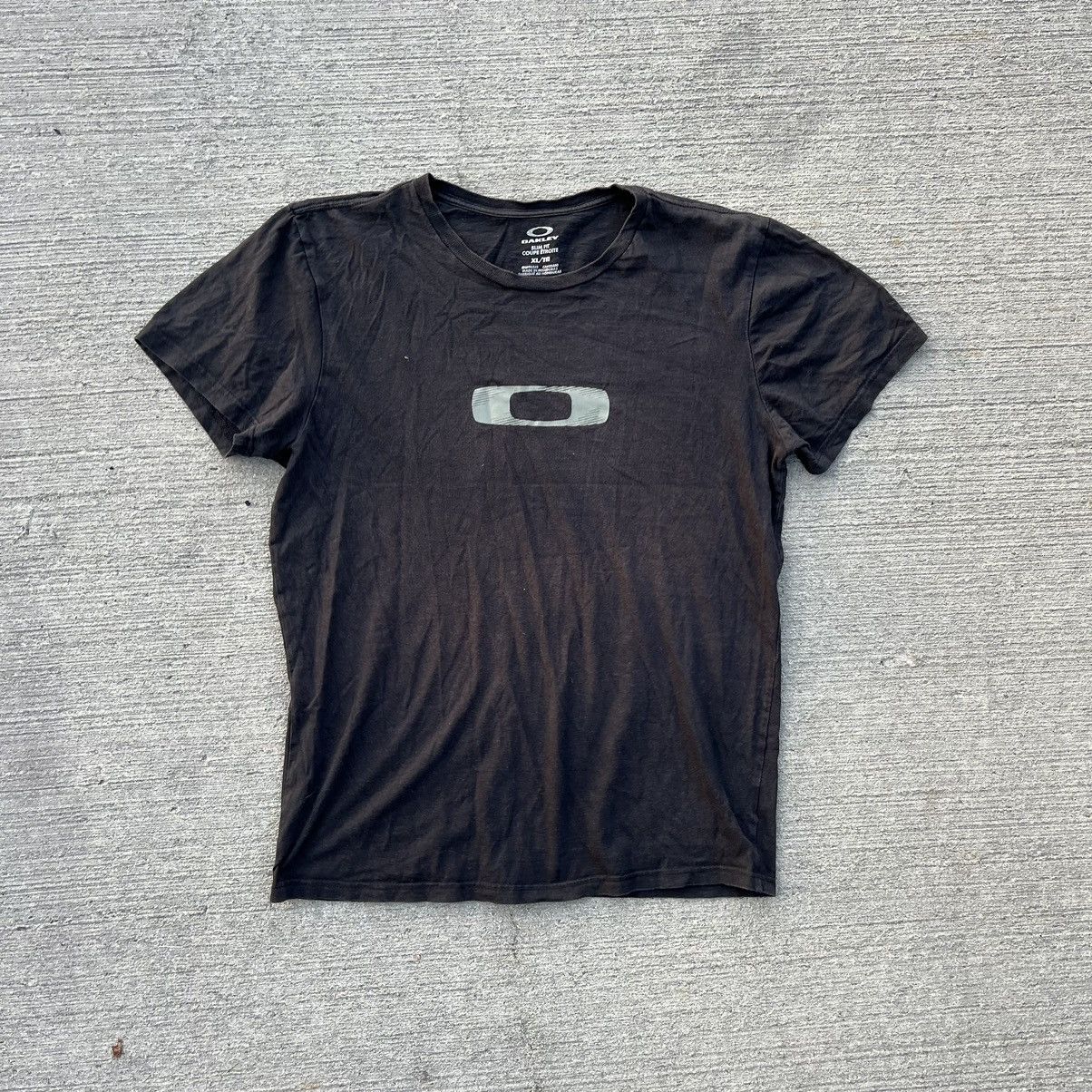 Vintage 90s Oakley Software Long Sleeve Shirt Large Metal