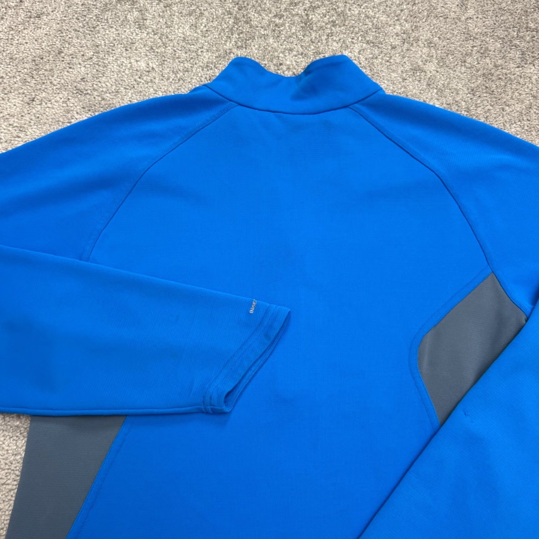 Obey Columbia Insect Blocker 1/4 Zip Pullover Sweatshirt Mens Medium Blue Bug Shield Hoodie Size US M / EU 48-50 / 2 - 4 Thumbnail
