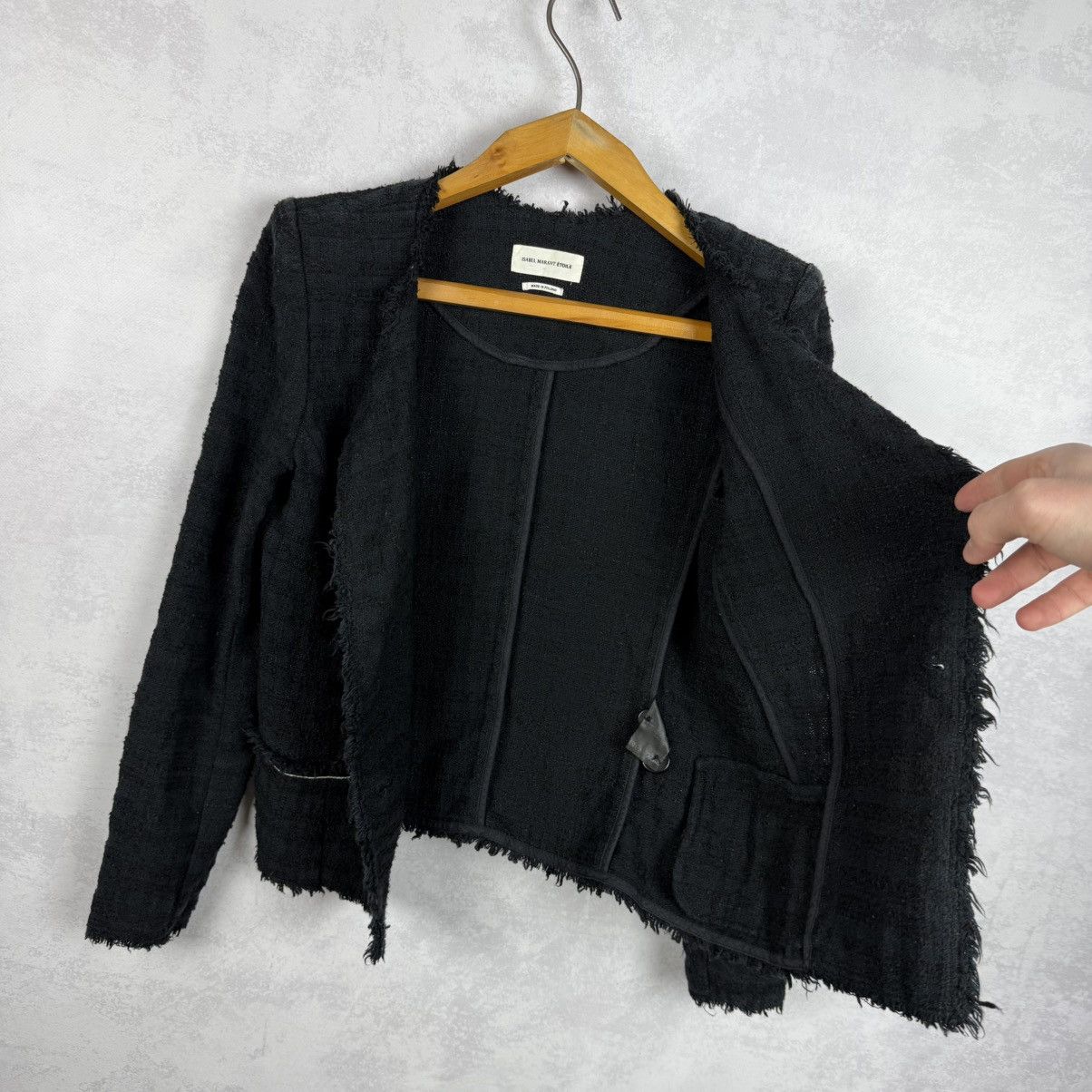 Isabel Marant Isabel Marant Etoile Cotton Acryl Tweed Flenn Blazer Jacket Size XS / US 0-2 / IT 36-38 - 6 Thumbnail