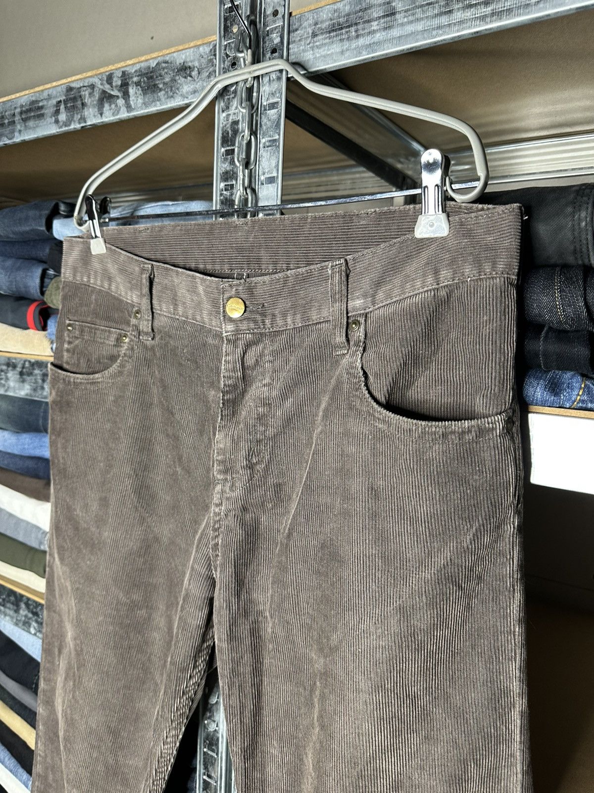 Carhartt Carhartt WIP Slim Pant Corduroy Trousers Brown W32 L34 Size US 32 / EU 48 - 2 Thumbnail