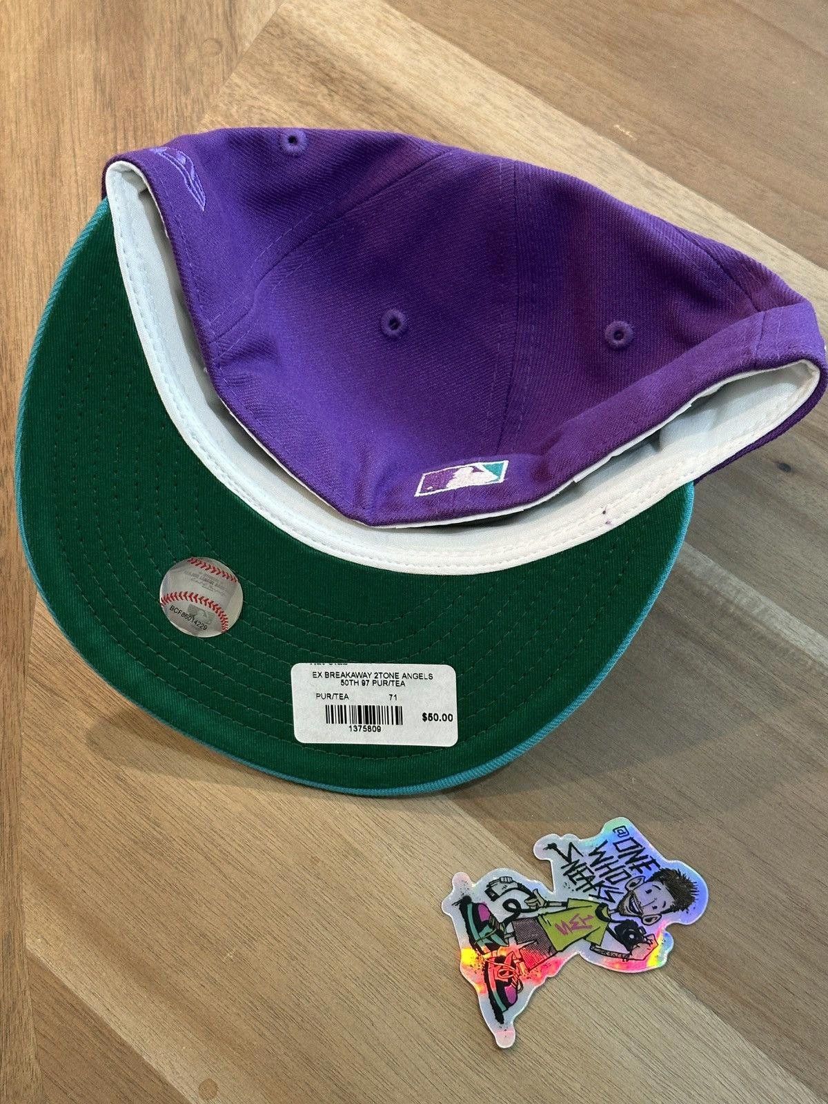 New Era Anaheim Angels Mighty Ducks Fitted Hat Size 7 1/8 Size ONE SIZE - 4 Thumbnail