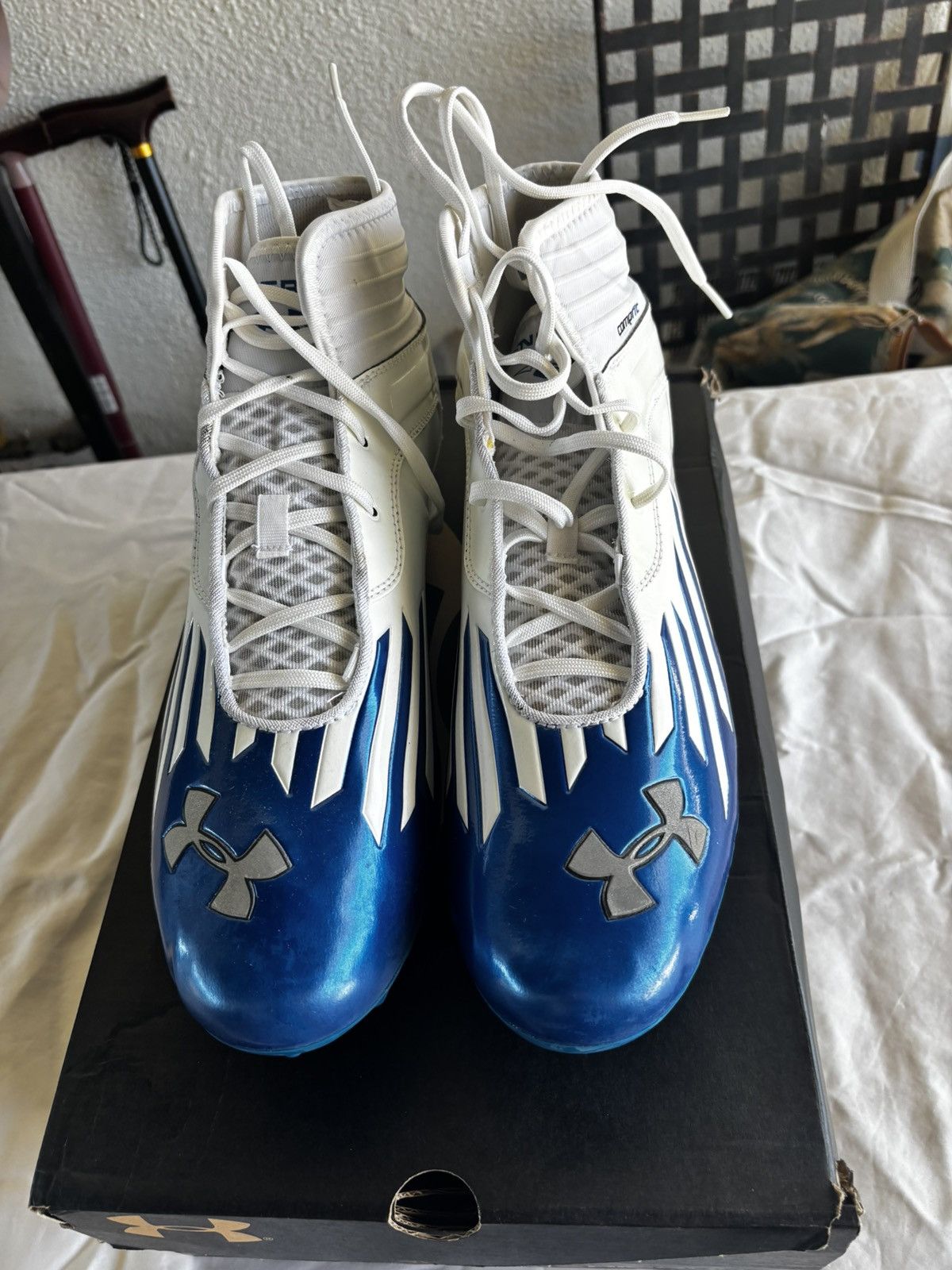 Under Armour Under armour cleats Tm nitro mid size 13 new Size US 13 / EU 46 - 1 Thumbnail