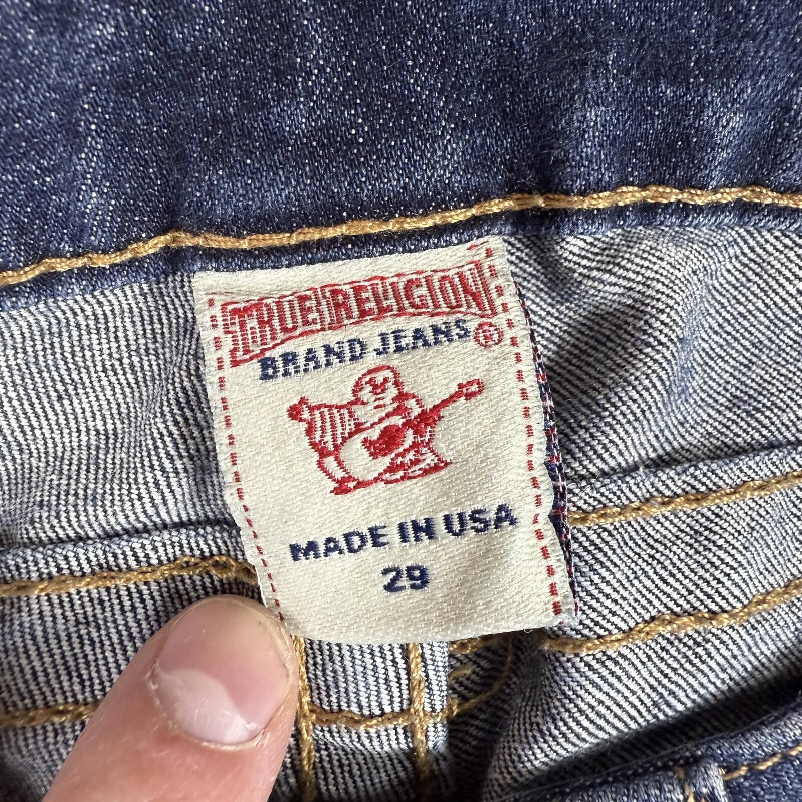 True Religion True Religion Bootcut Jeans Size 29 Women Size 29" - 6 Thumbnail