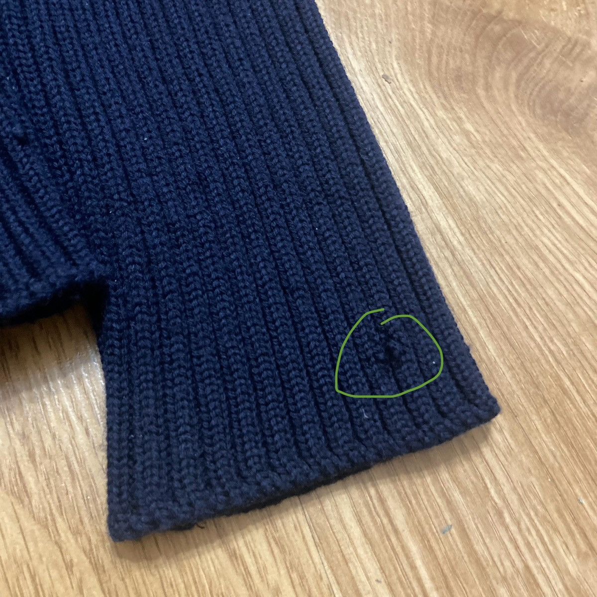 Prada RARE Prada Vintage Archive Hard Knit Navy Sweater High Neck Size US L / EU 52-54 / 3 - 12 Thumbnail