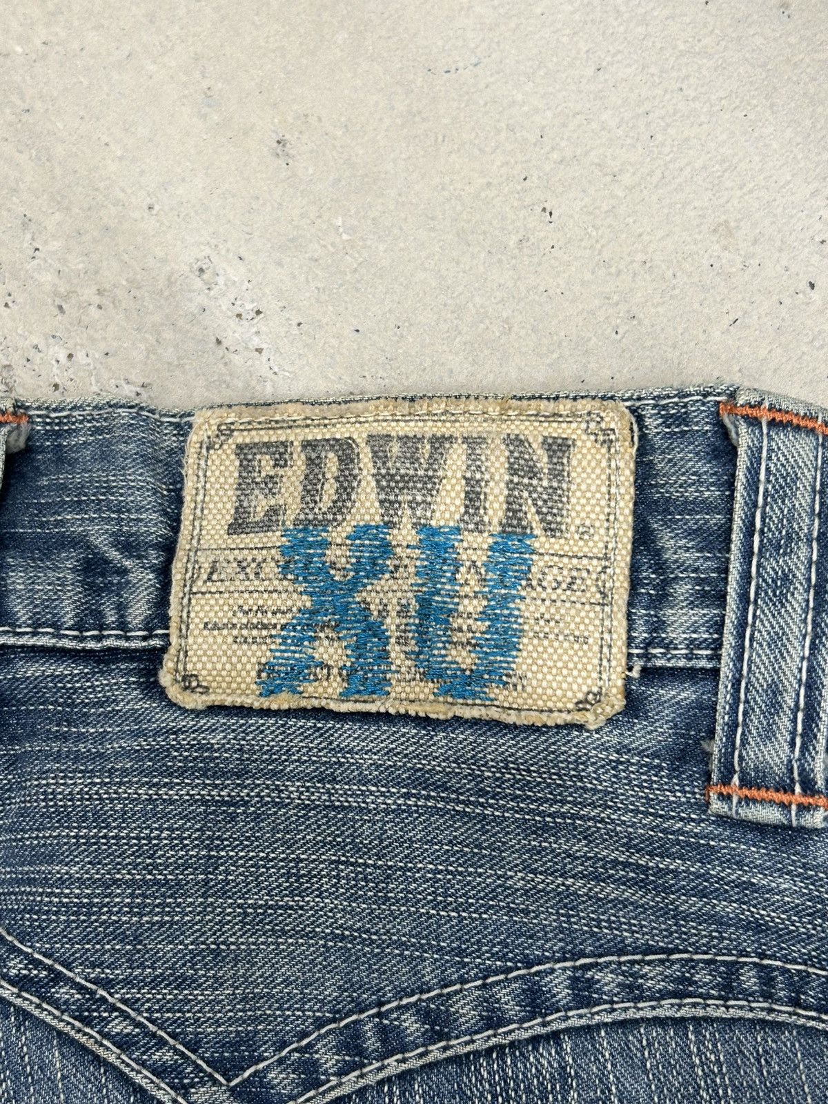 Edwin Vintage Edwin XV Mud Whiskering Washed Size US 32 / EU 48 - 23 Thumbnail