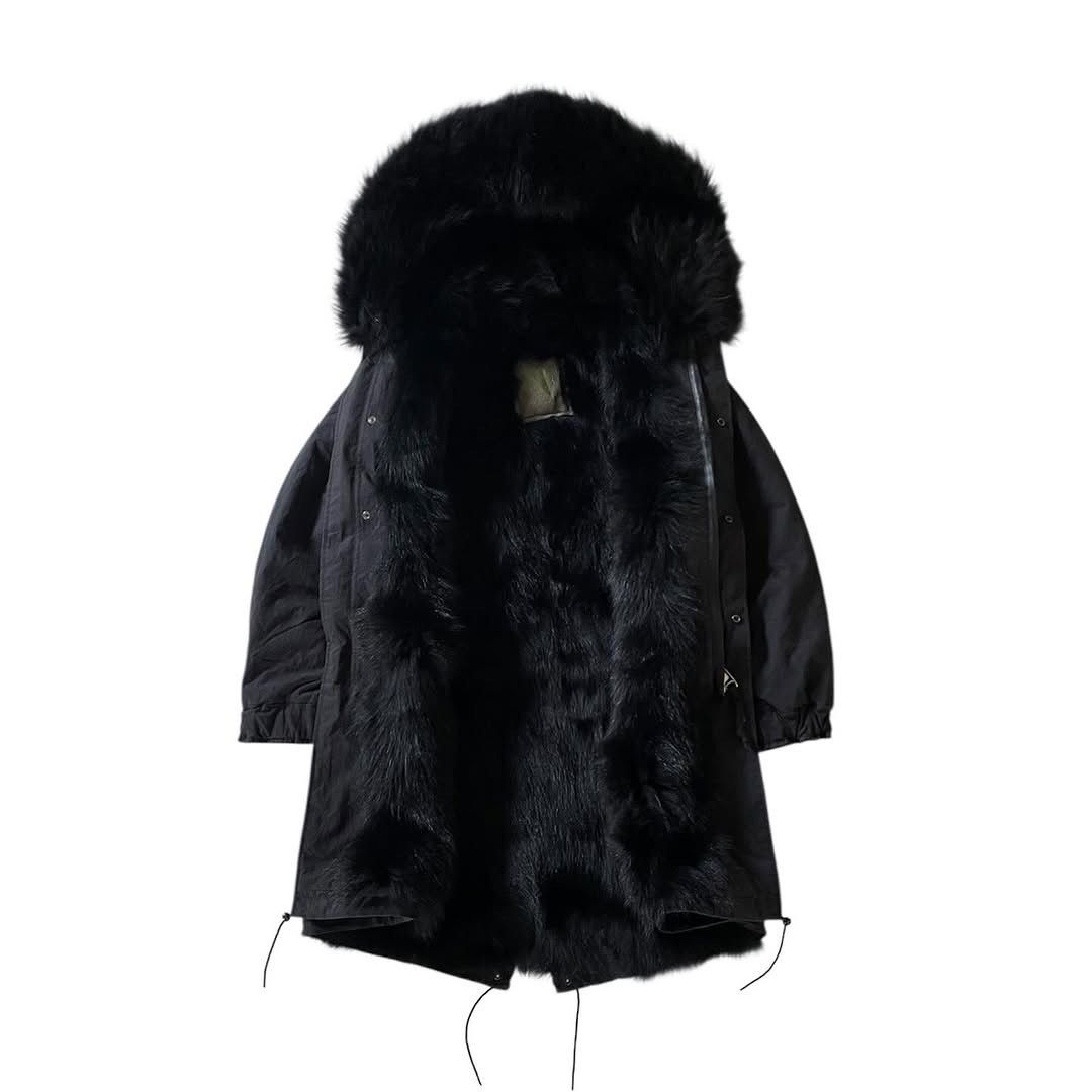 If Six Was Nine Mr&Mrs Fox Fur Raccoon Hood & Lining Parka Size US M / EU 48-50 / 2 - 5 Thumbnail