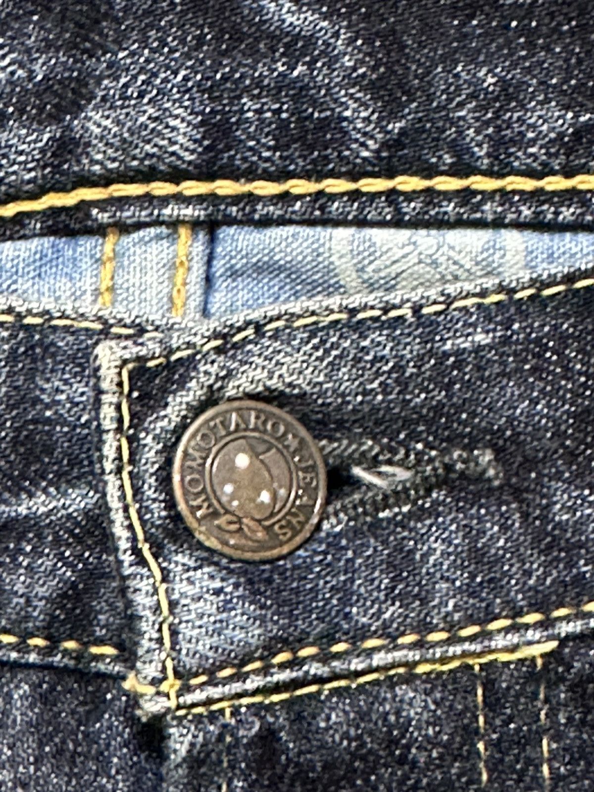 Momotaro Jeans Vintage Momotaro Selvedge Mudwash Distressed Denim Size US 32 / EU 48 - 10 Thumbnail