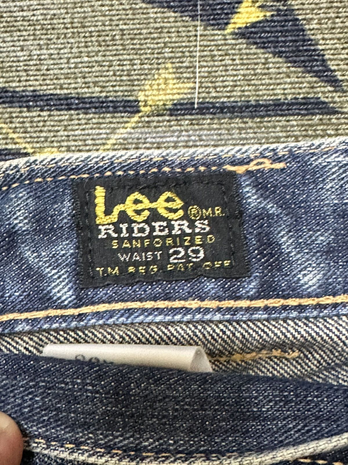 Lee Vintage Lee Riders Flare Mudwash Ripped Distressed Denim Size US 30 / EU 46 - 8 Thumbnail