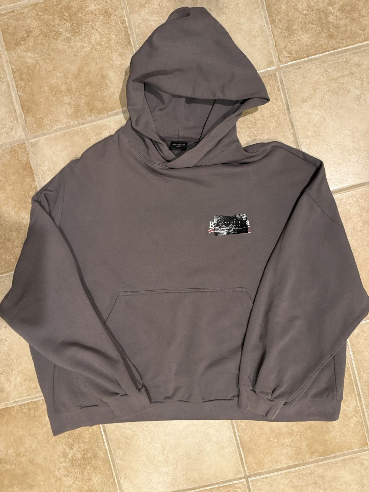 新品★BALENCIAGA■ガッファーフーディ ラージフィット Gaffer Balenciaga Gaffer | Grailed