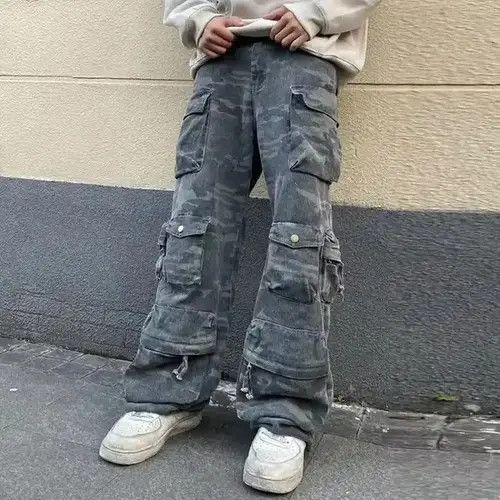Other Baggy Pocket Artic Camo Punk Cargo Pants Size US 30 / EU 46 - 1 Thumbnail