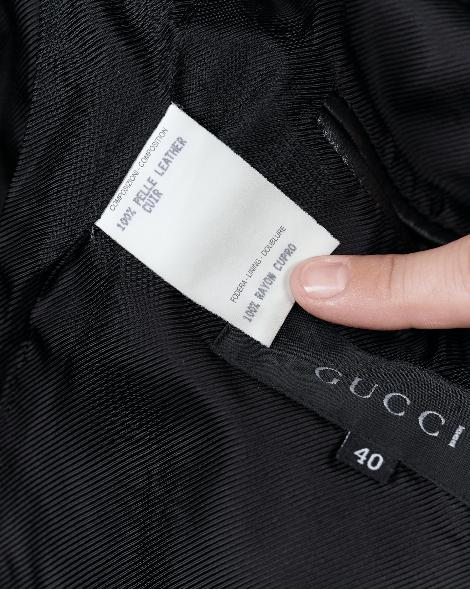 Gucci 1998 Leather Blazer with Side Straps Size S / US 4 / IT 40 - 9 Thumbnail