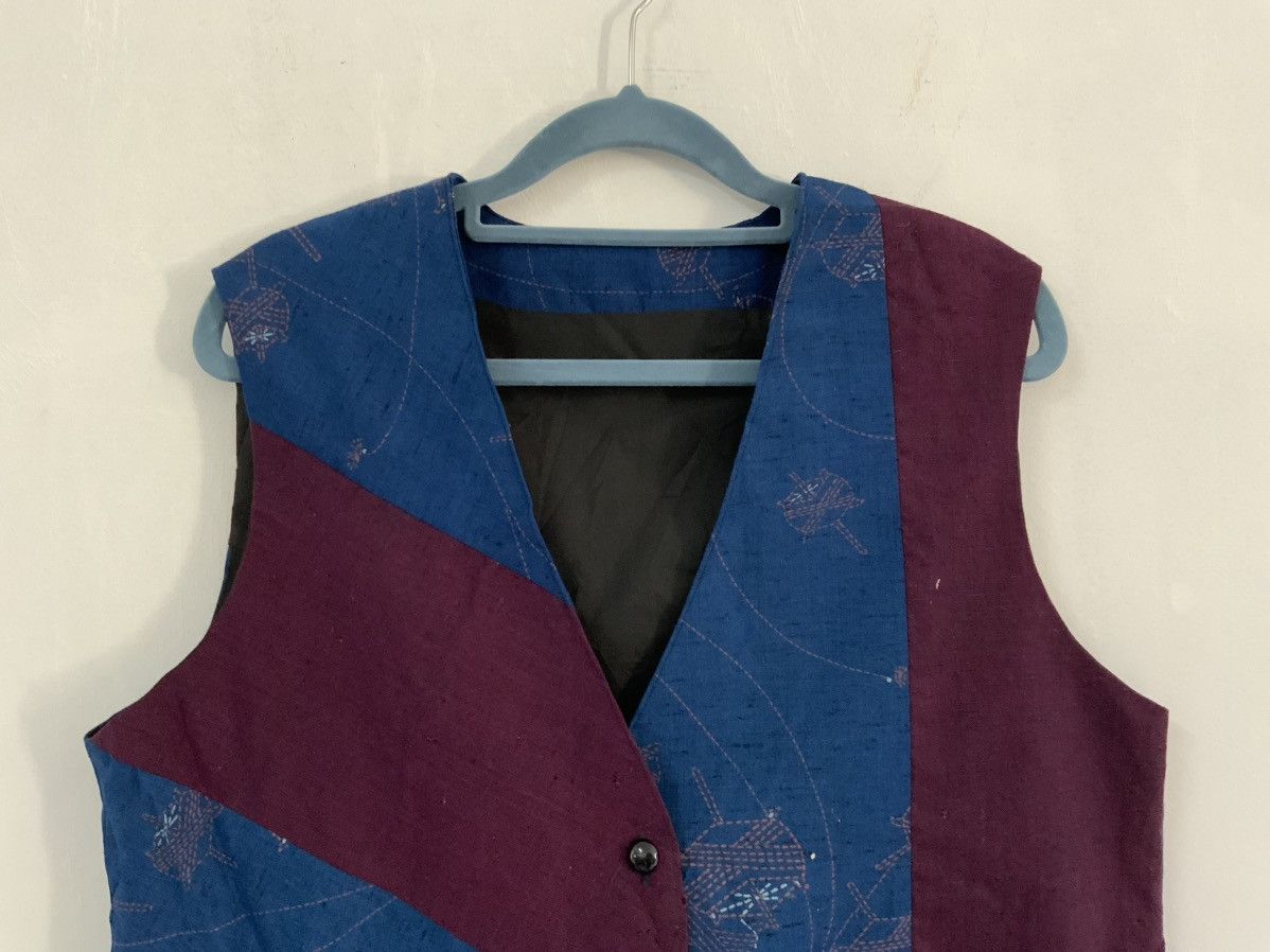 Handmade Handmade Indigo Patchwork Avant Garde Kapital Vest Size US M / EU 48-50 / 2 - 3 Thumbnail