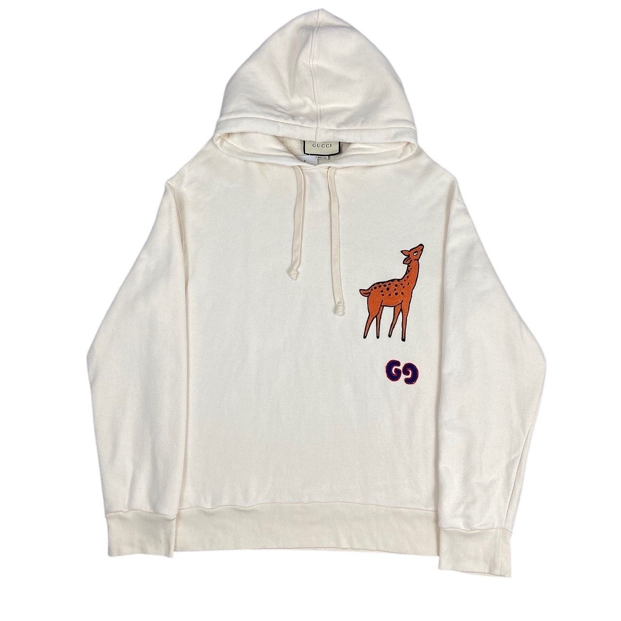 GUCCI SEXINESS プリント パーカー Gucci Gucci Sexiness hoodie (pink and white) XL | Grailed
