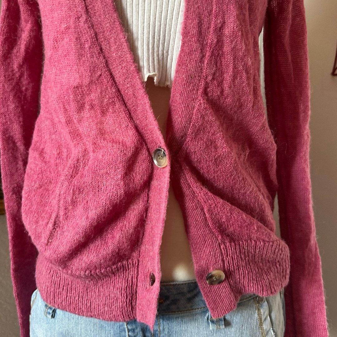 American Eagle Outfitters american eagle outfitters pink button up cardigan Size M / US 6-8 / IT 42-44 - 2 Thumbnail