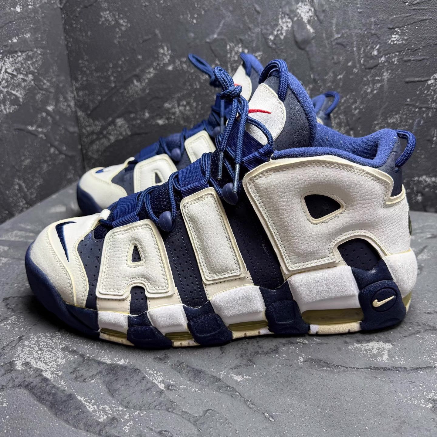 Nike Nike Air More Uptempo Olympic 2012 Navy Q10 Size US 11 / EU 44 - 2 Thumbnail