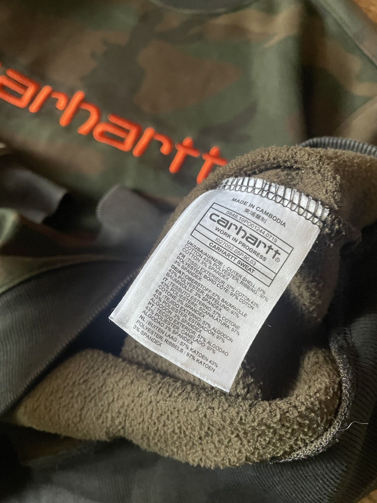 Carhartt Carhartt Sweatshirt Sweater Centr Logo Mens Shirt Size M Size US M / EU 48-50 / 2 - 6 Thumbnail