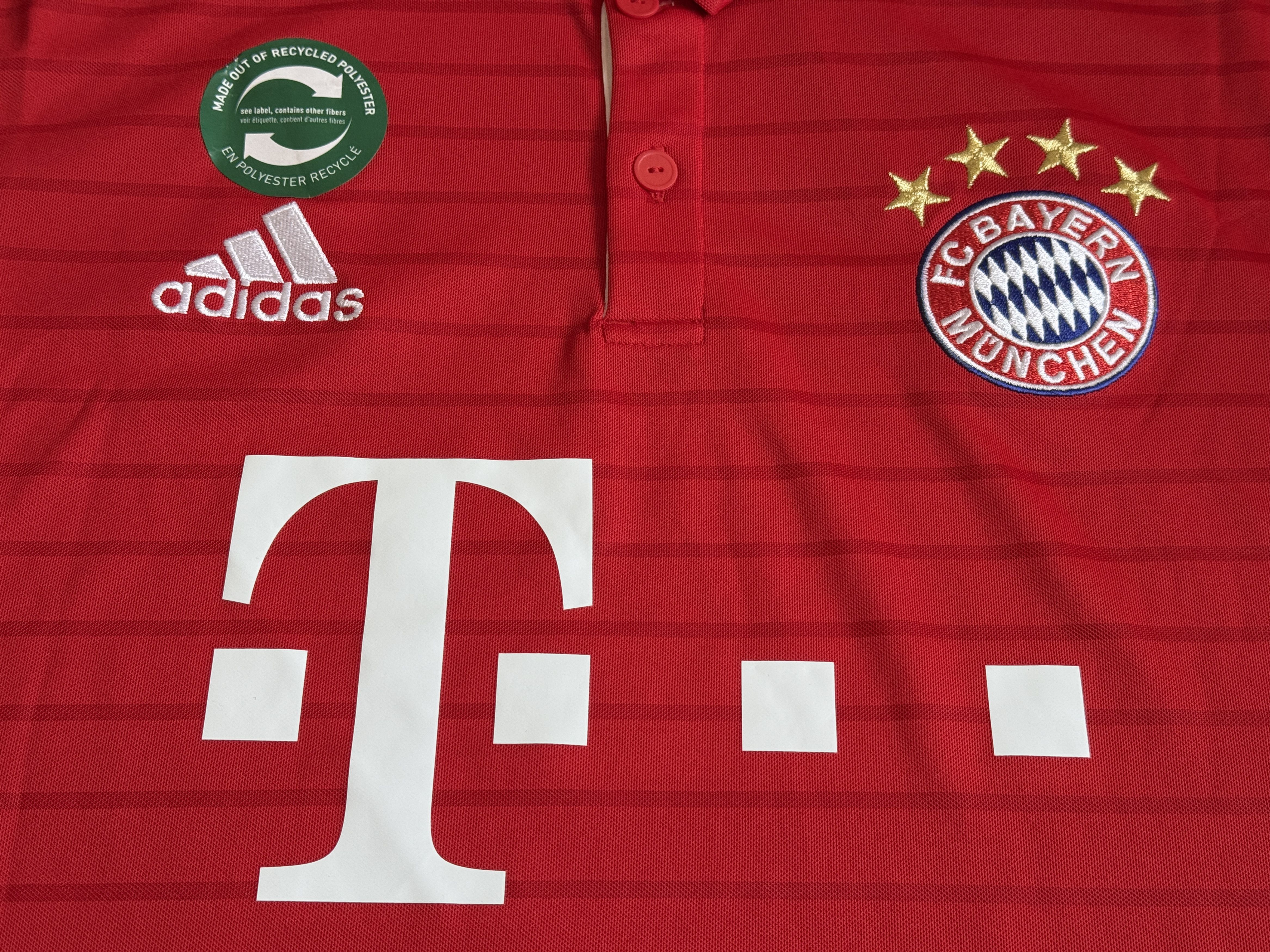 Adidas BAYERN MUNICH 2016 2017 SHIRT FOOTBALL SOCCER ADIDAS MENS L Size US L / EU 52-54 / 3 - 8 Thumbnail