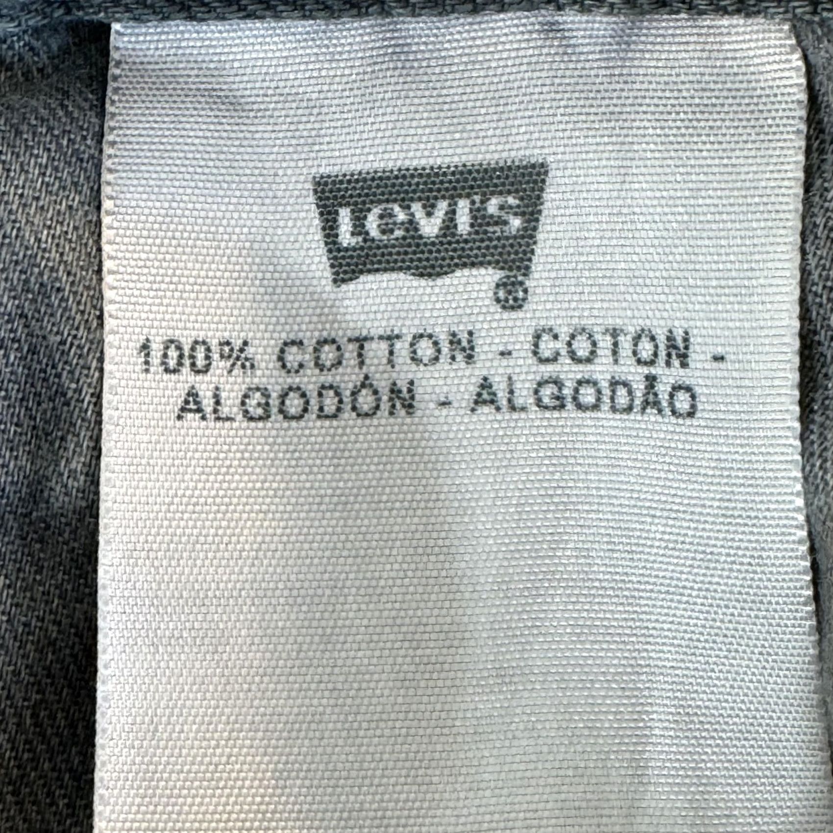 Levi's VINTAGE Levis 514 Jeans Mens 38x30 Gray Green Denim Straight Leg Mid Rise 100% Cotton Size US 38 / EU 54 - 4 Thumbnail