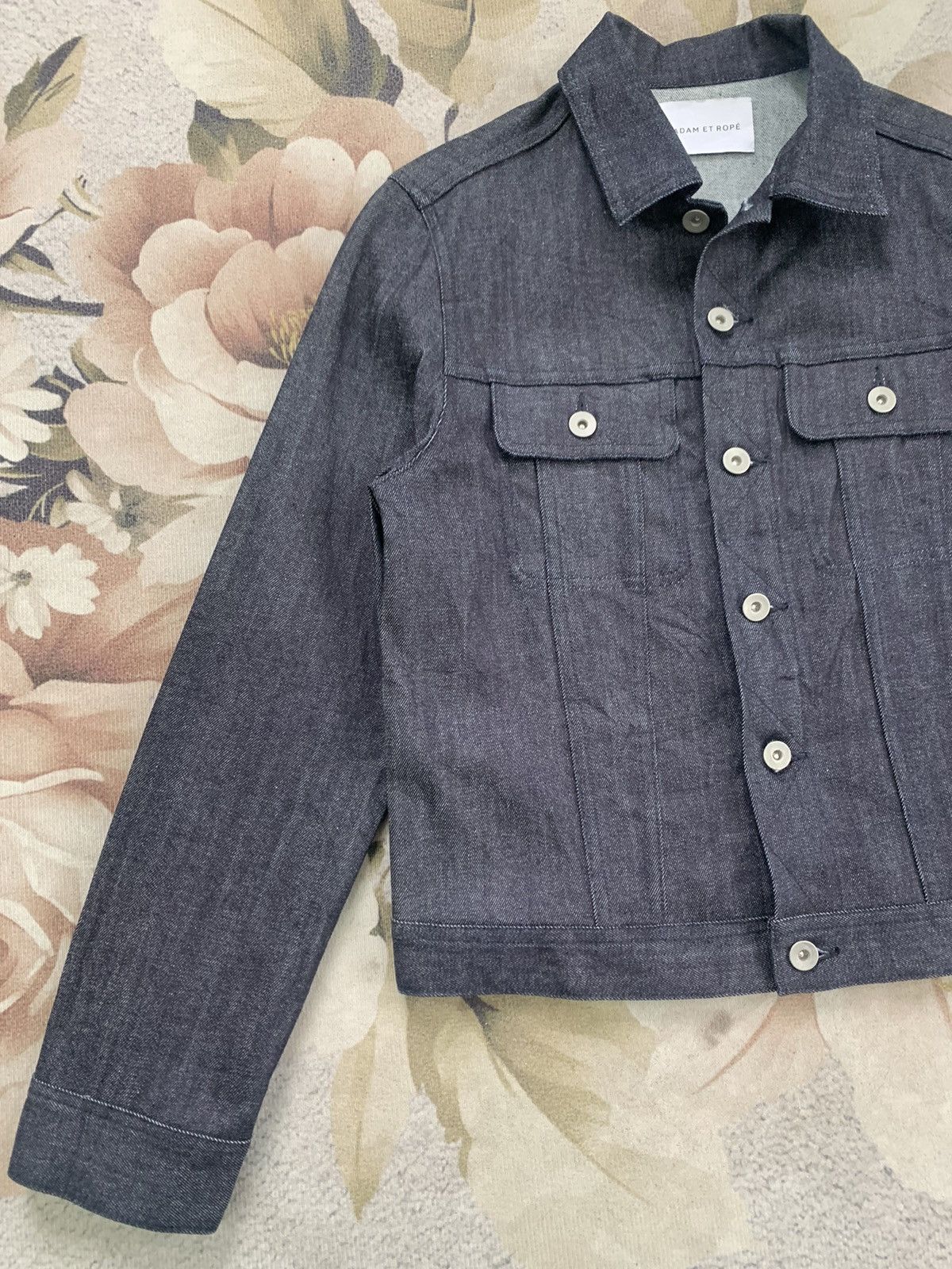 ADAM ET ROPE Adam Et Rope Denim Style Trucker Jacket Made in Japan Size US S / EU 44-46 / 1 - 3 Thumbnail