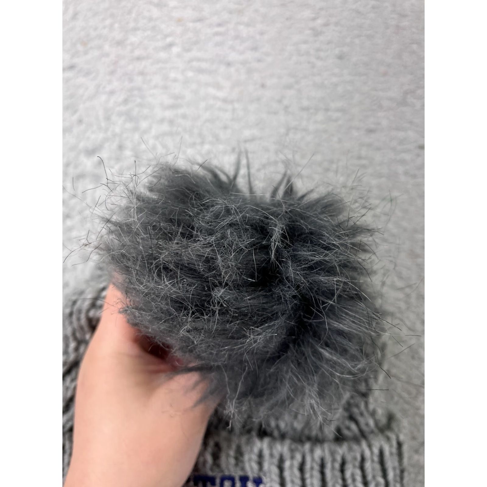 Vintage APOLLO Beanie Hat Adult One Size Gray 100% Acrylic Beanie Unisex Mens Womens Outdoor Ski Fall Winter Size ONE SIZE - 3 Thumbnail