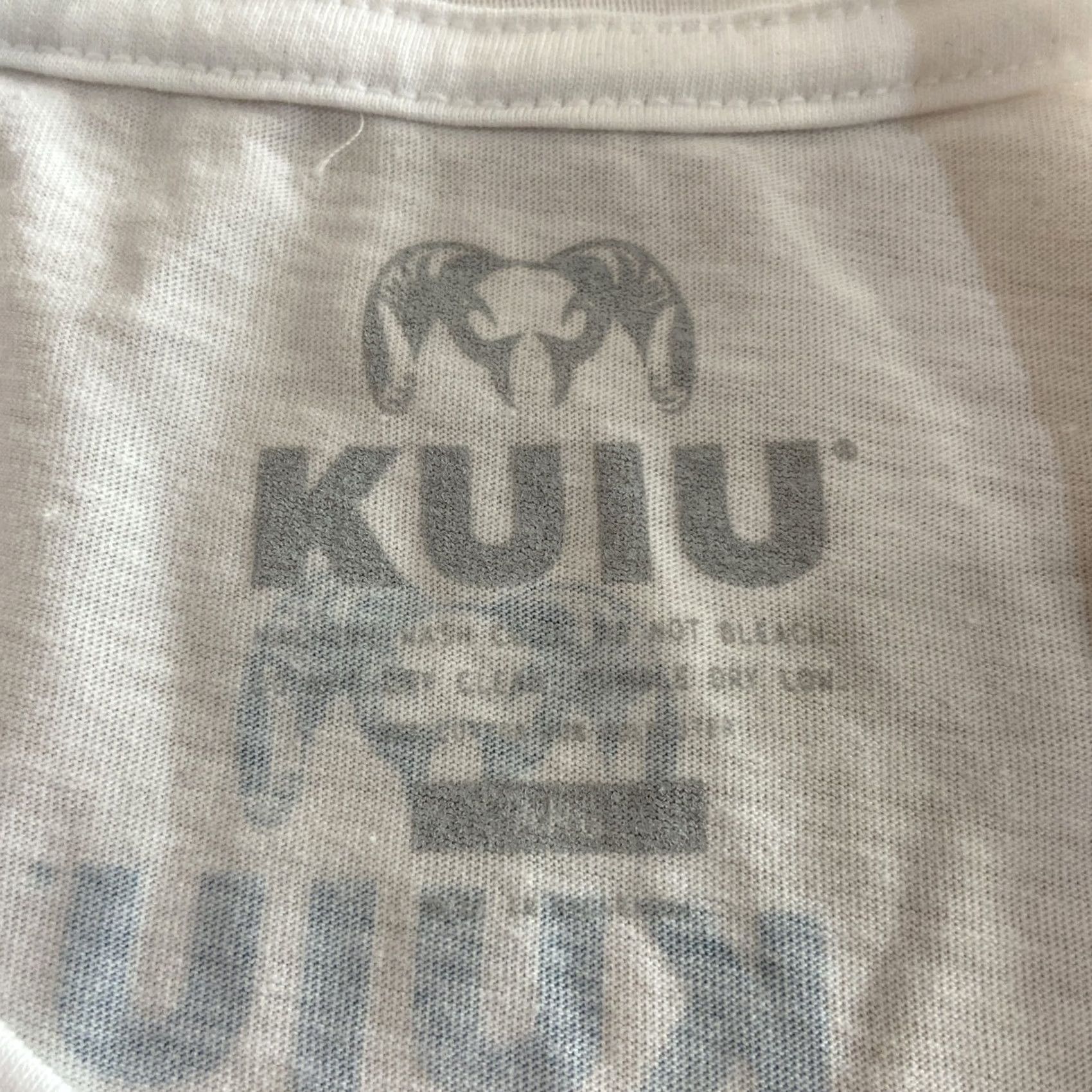 Logo 7 KUIU Shirt Mens Large White Ram Logo Stars Graphic US Bass Open Hunting Crew Tee Size US L / EU 52-54 / 3 - 3 Thumbnail