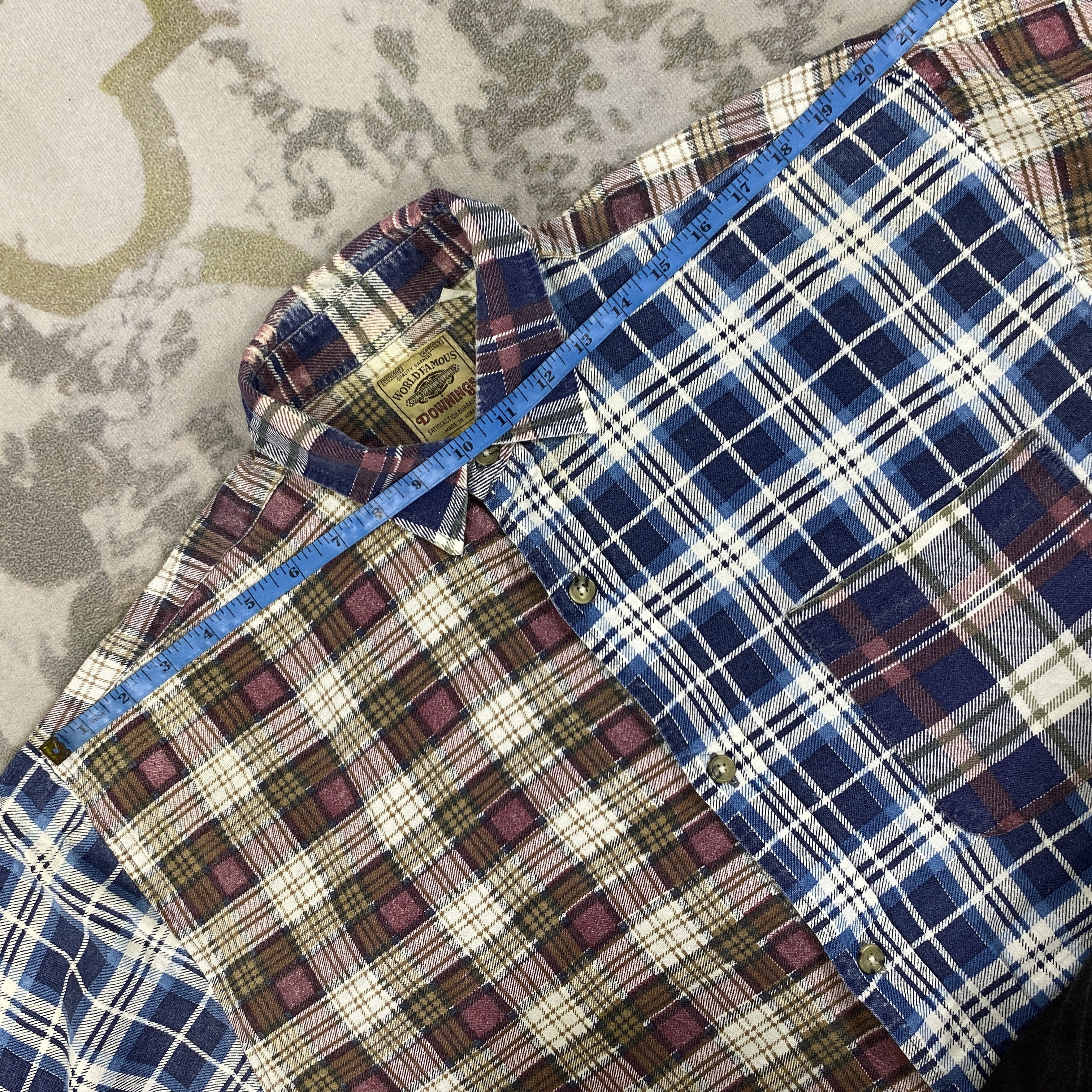 Japanese Brand Vintage Japanese Brand Downings Flannel Button Up- J483 Size US L / EU 52-54 / 3 - 5 Thumbnail
